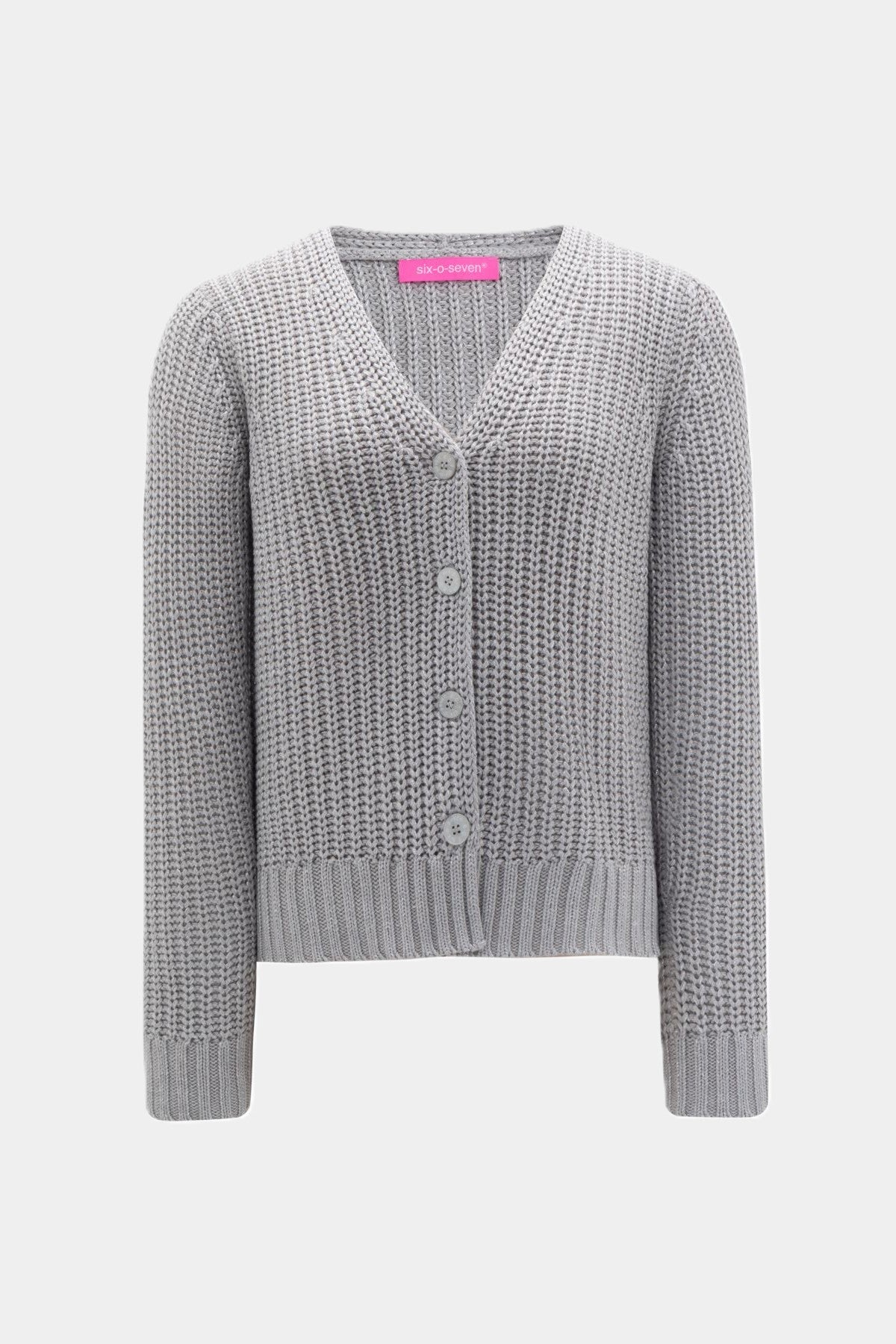 Strickjacke LIGHT GREY