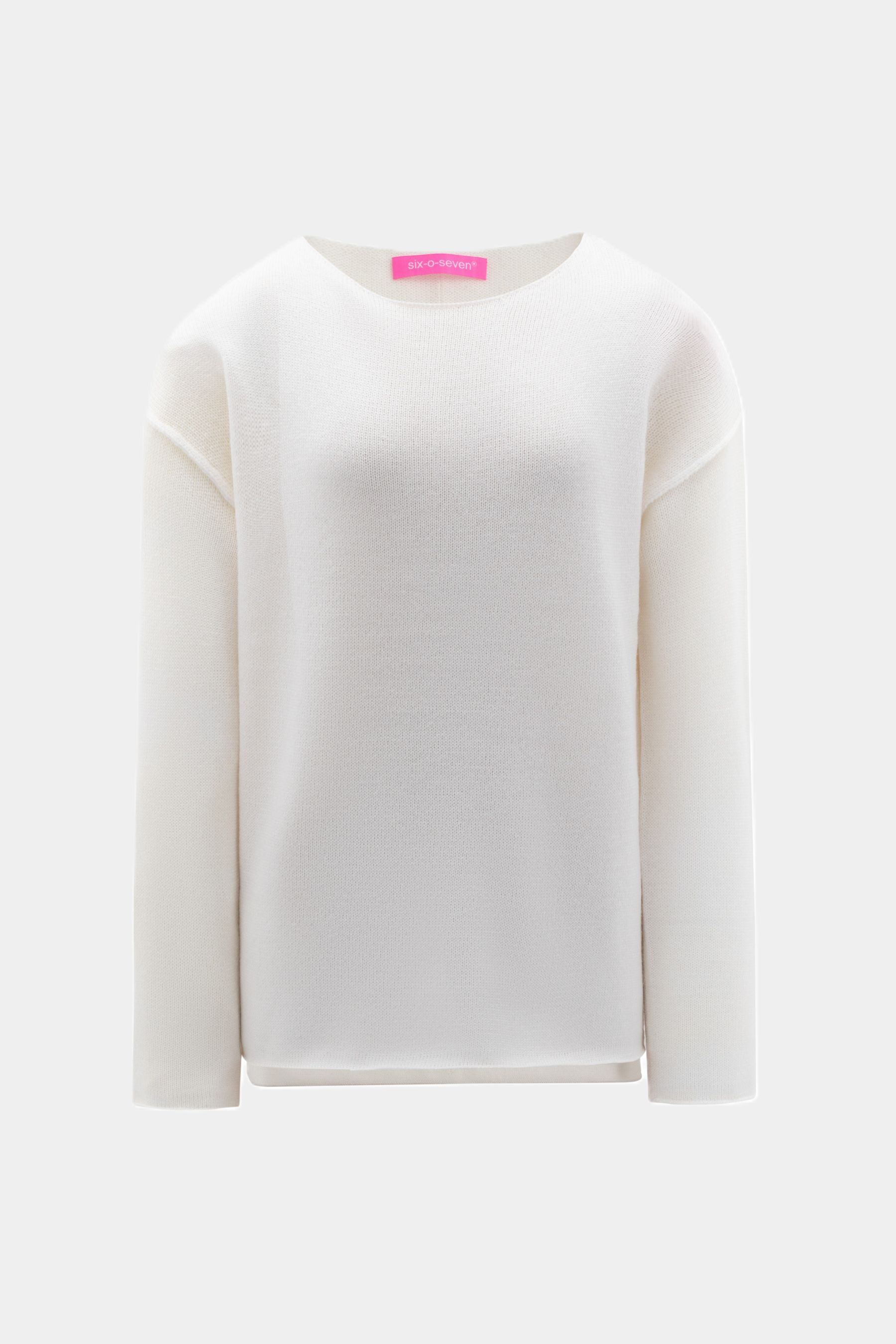 Knitted sweater OFF WHITE