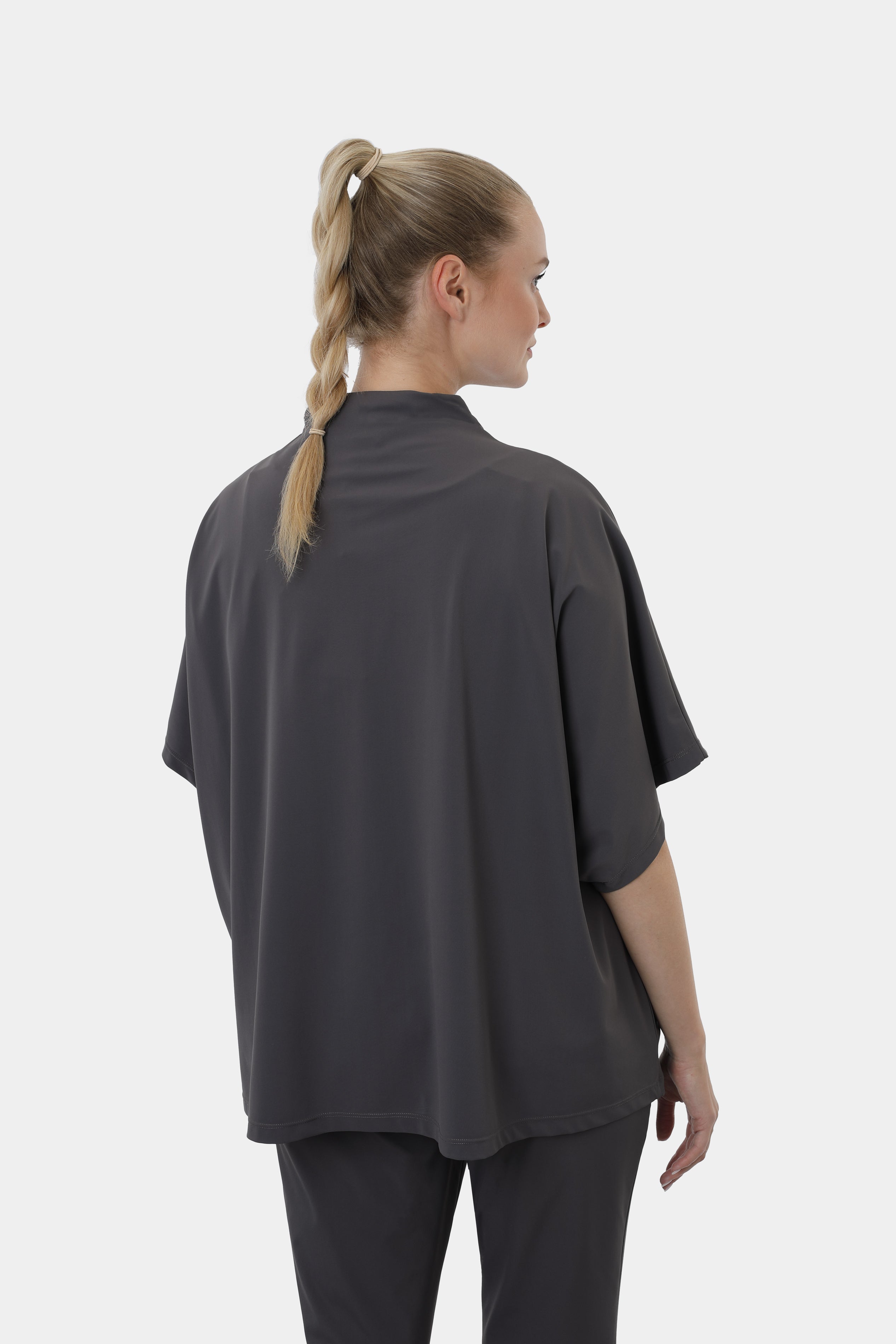 Poncho élégant MARRON