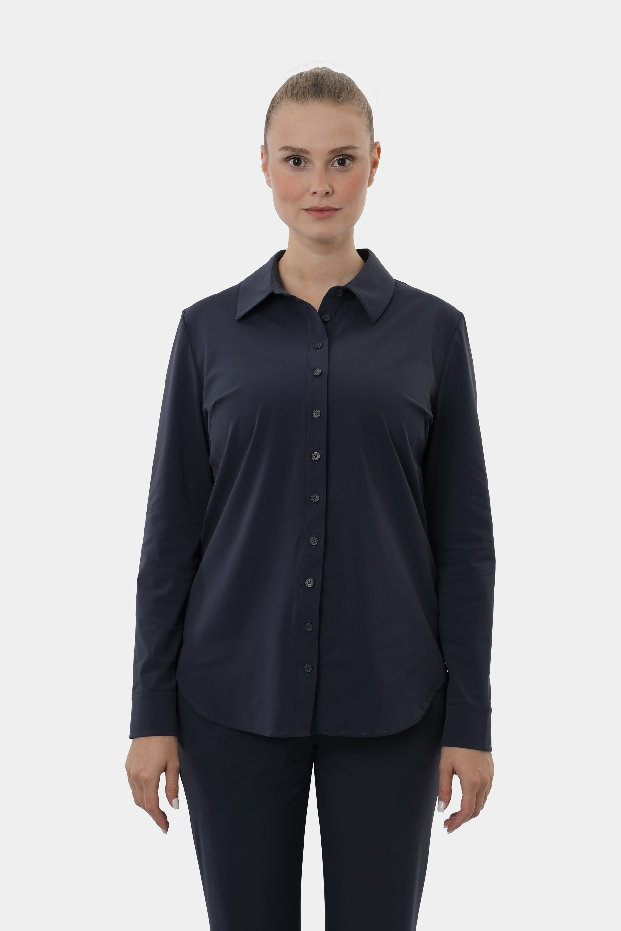 Long Sleeve Blouse NAVY