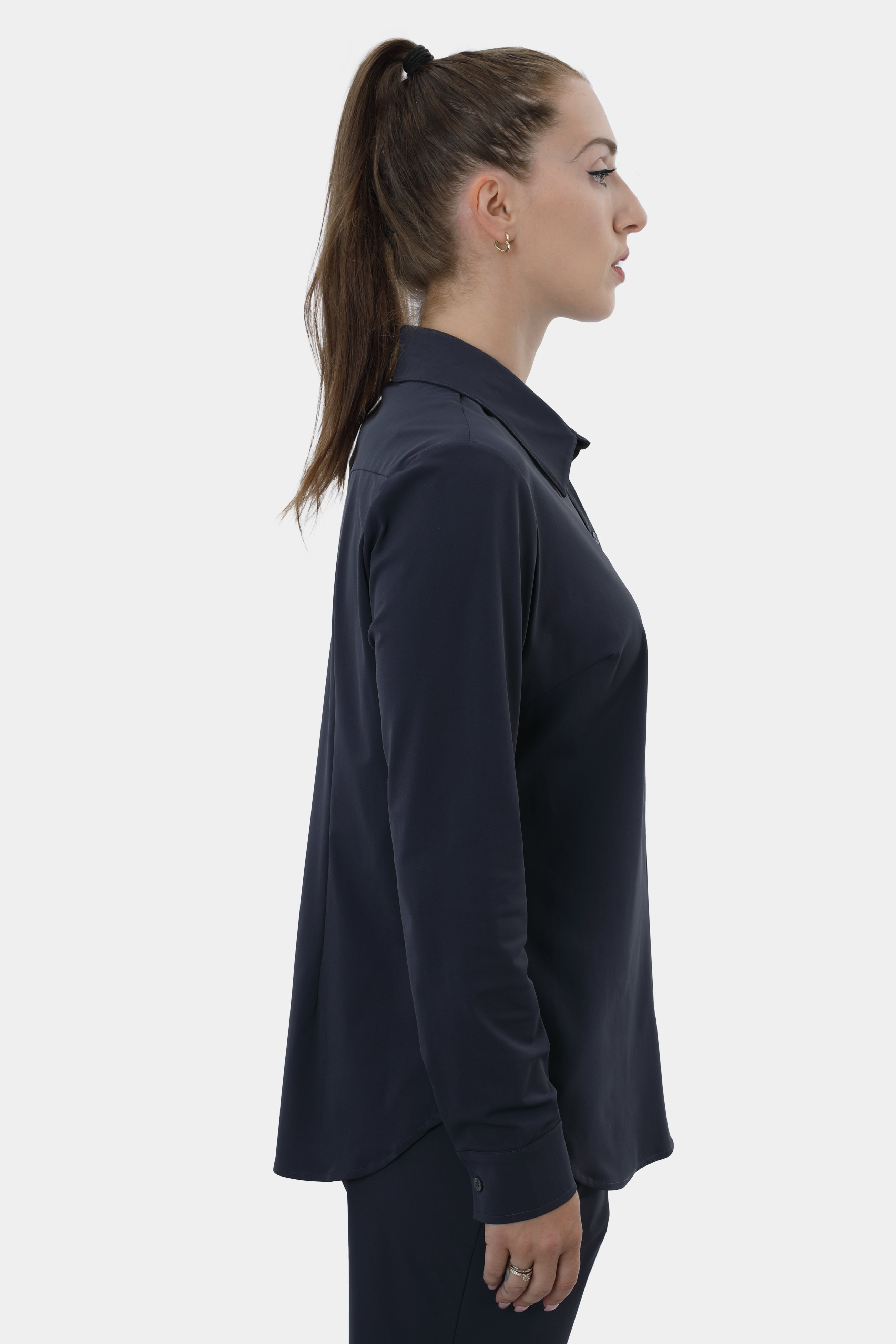 Long Sleeve Blouse NAVY