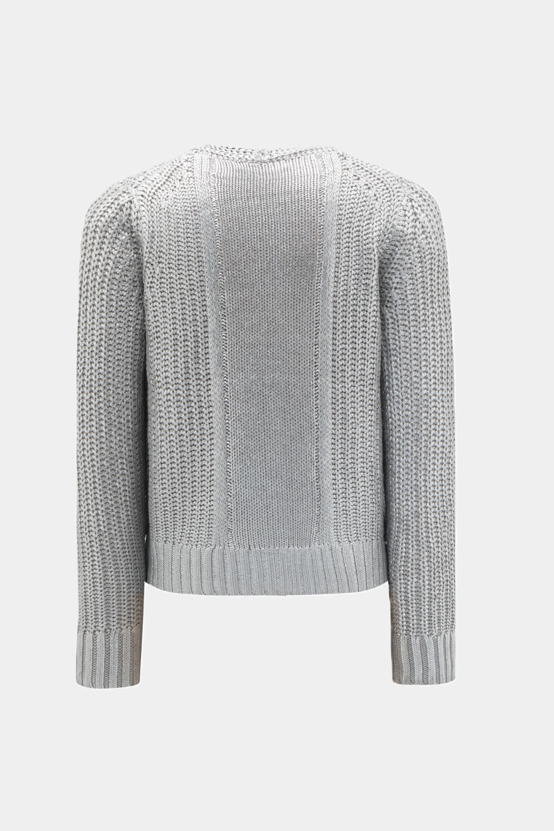 Knit Sweater LIGHT GREY