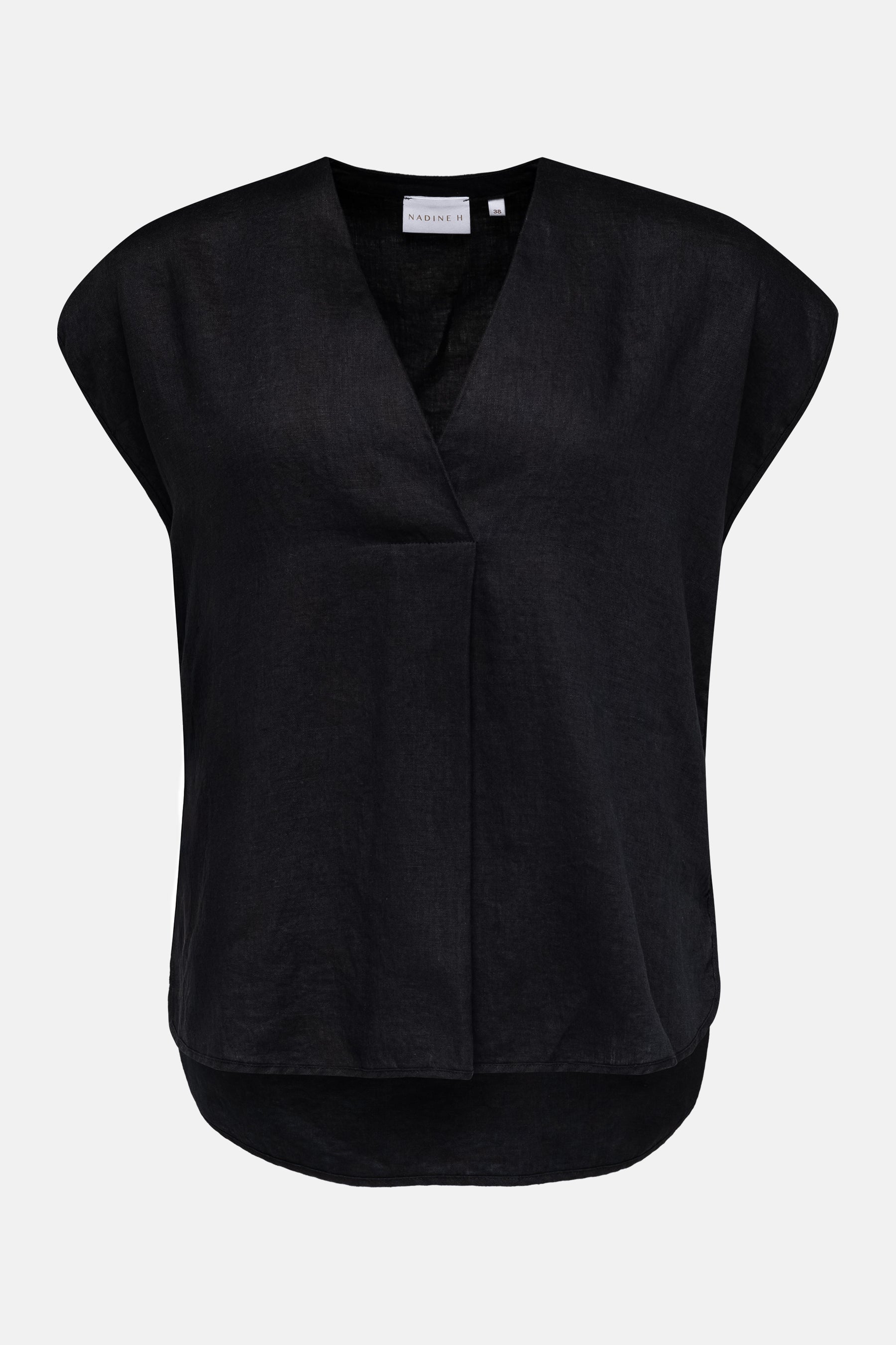 Linen blouse BLACK Photo missing!