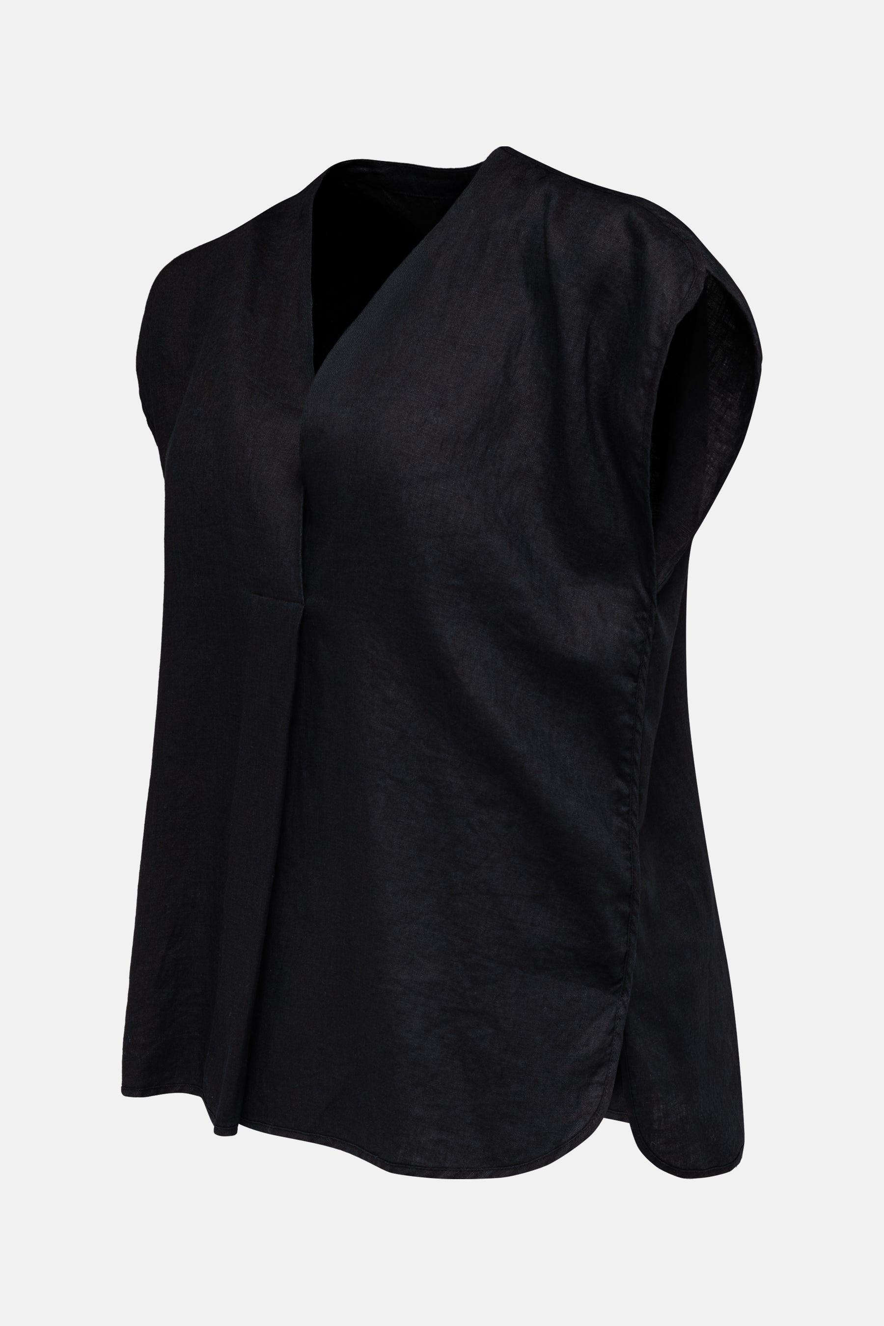 Linen blouse BLACK Photo missing!