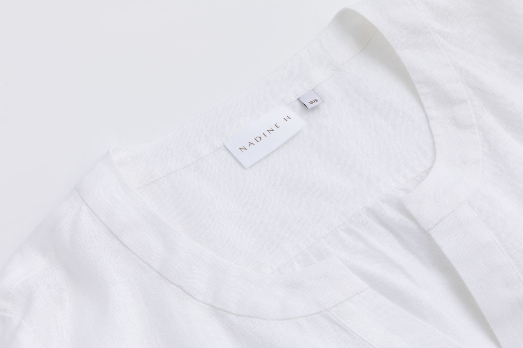 Leinenbluse WHITE