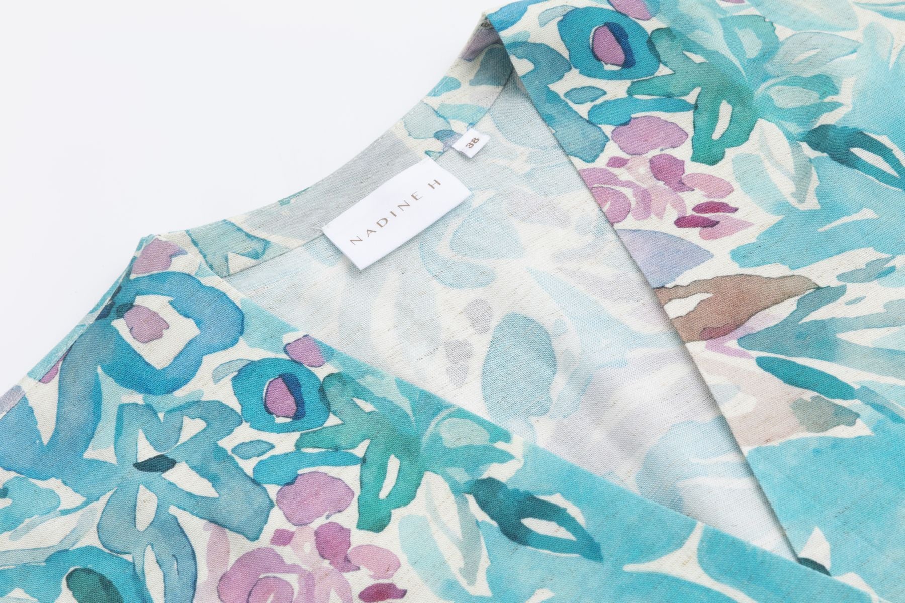 Bluse mit Print TURQUOISE PRINT