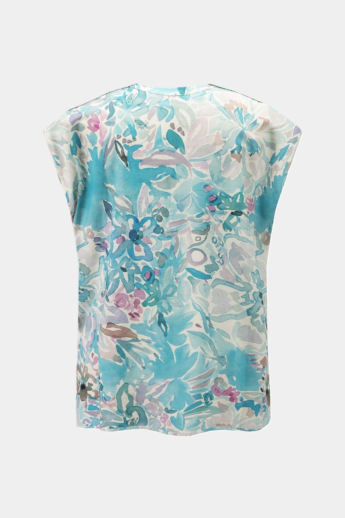 Bluse mit Print TURQUOISE PRINT