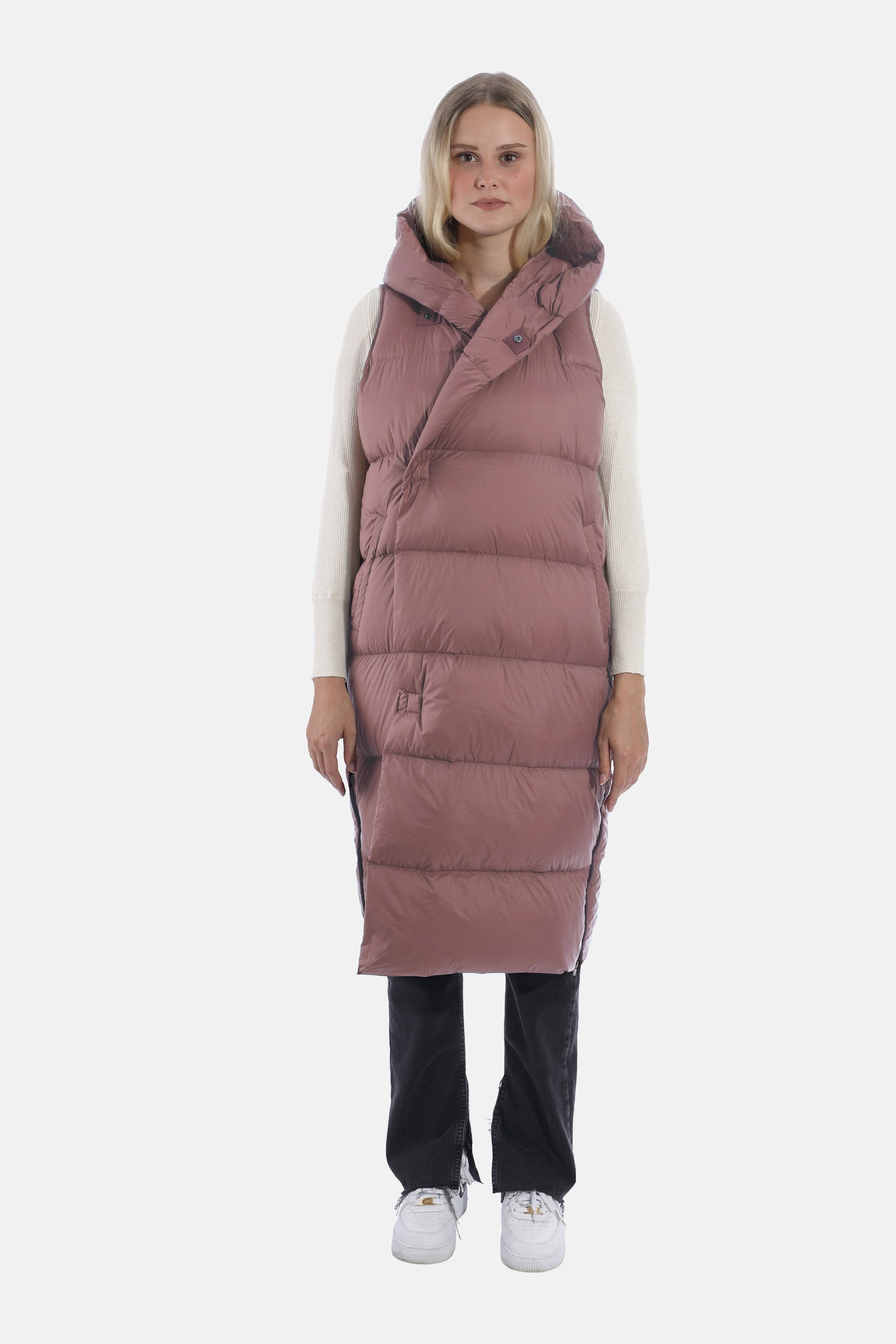 Light down vest CHAMPAGNE ROSE