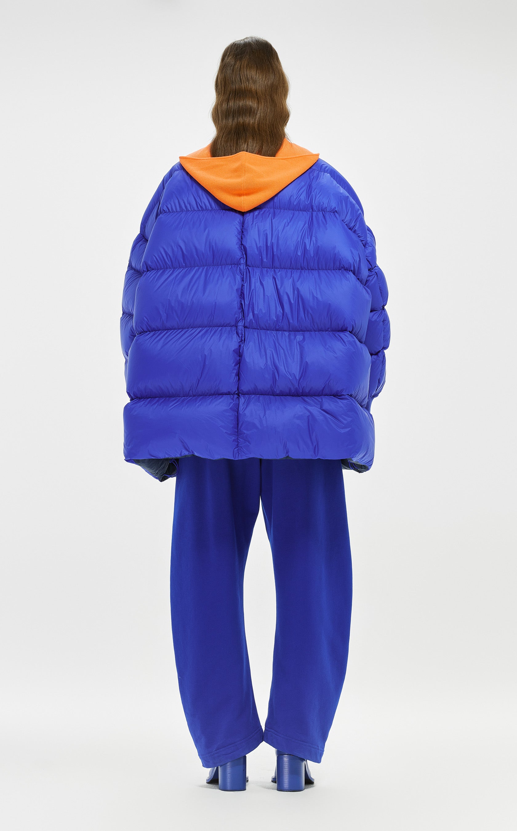 Long down jacket ROYALBLUE