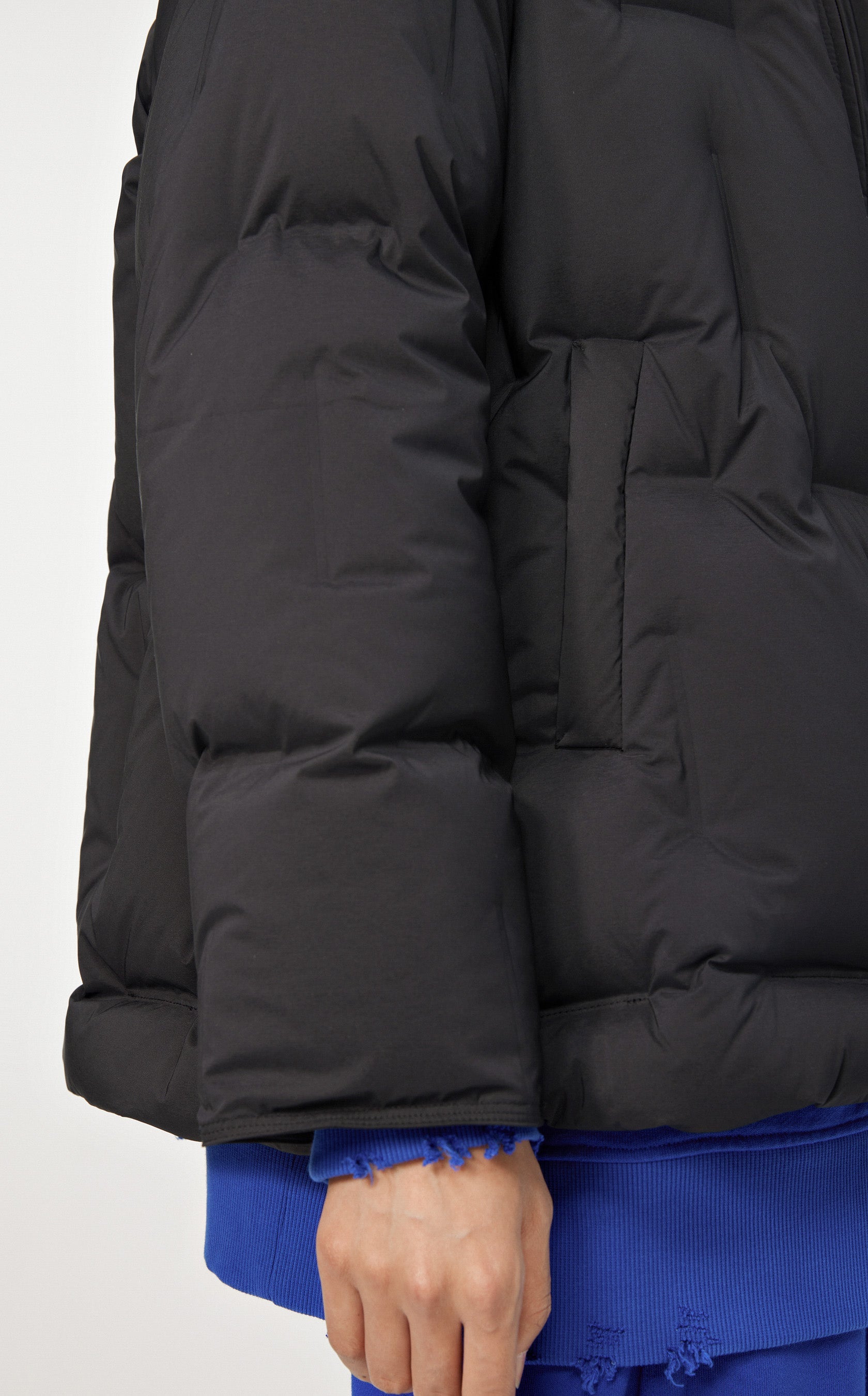 Simple down jacket BLACK