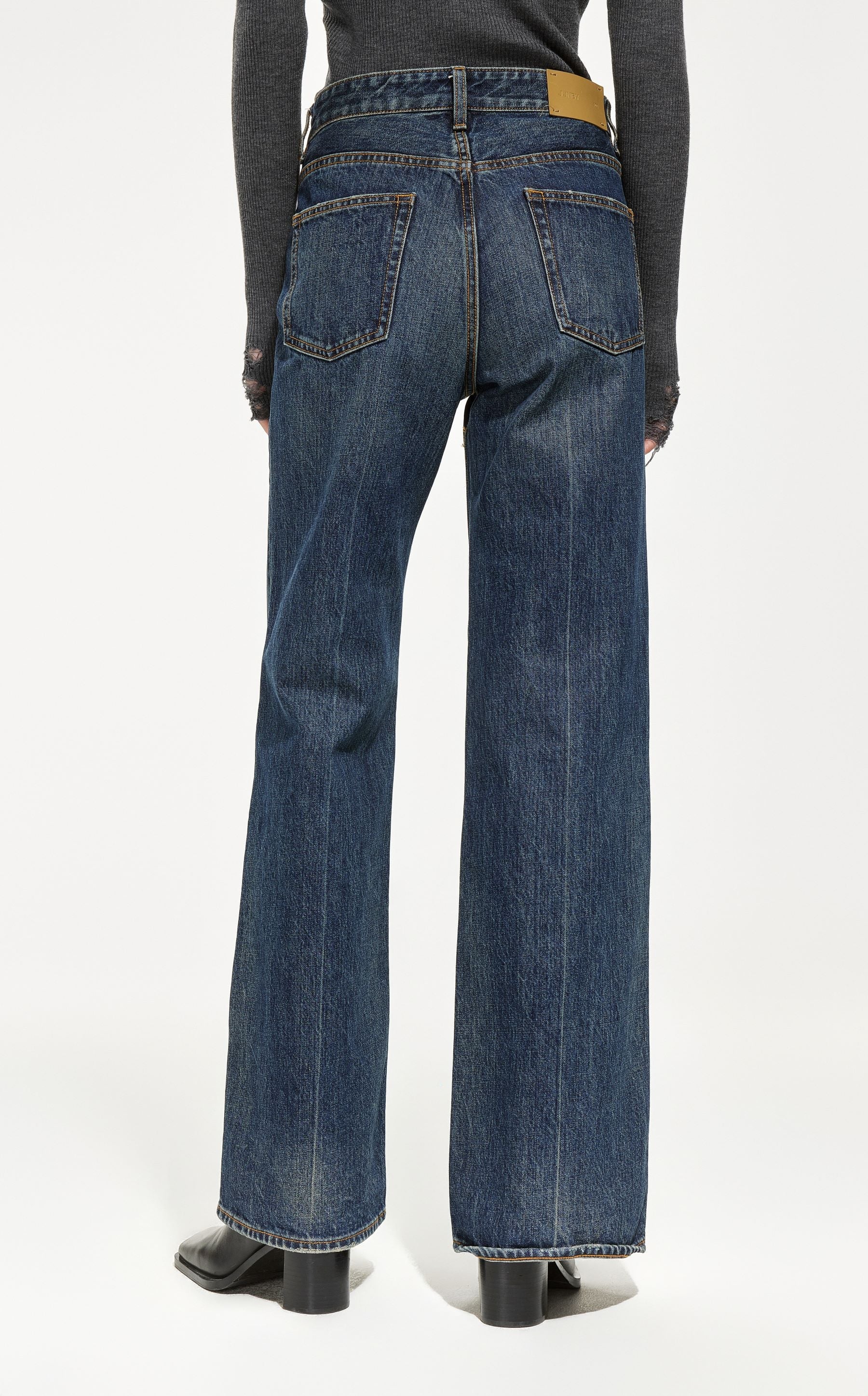 Cotton Flared Pants DENIM