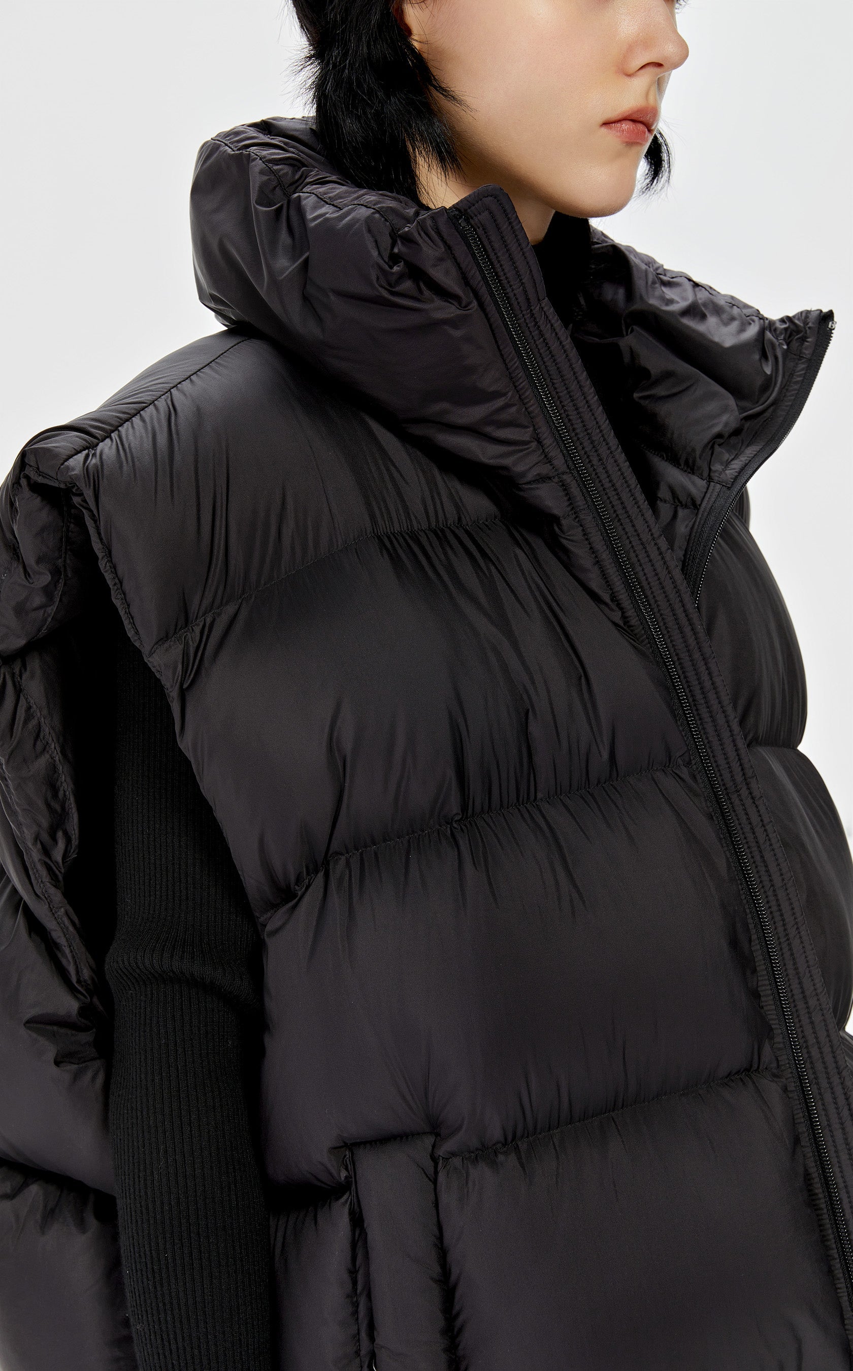 Down Vest BLACK