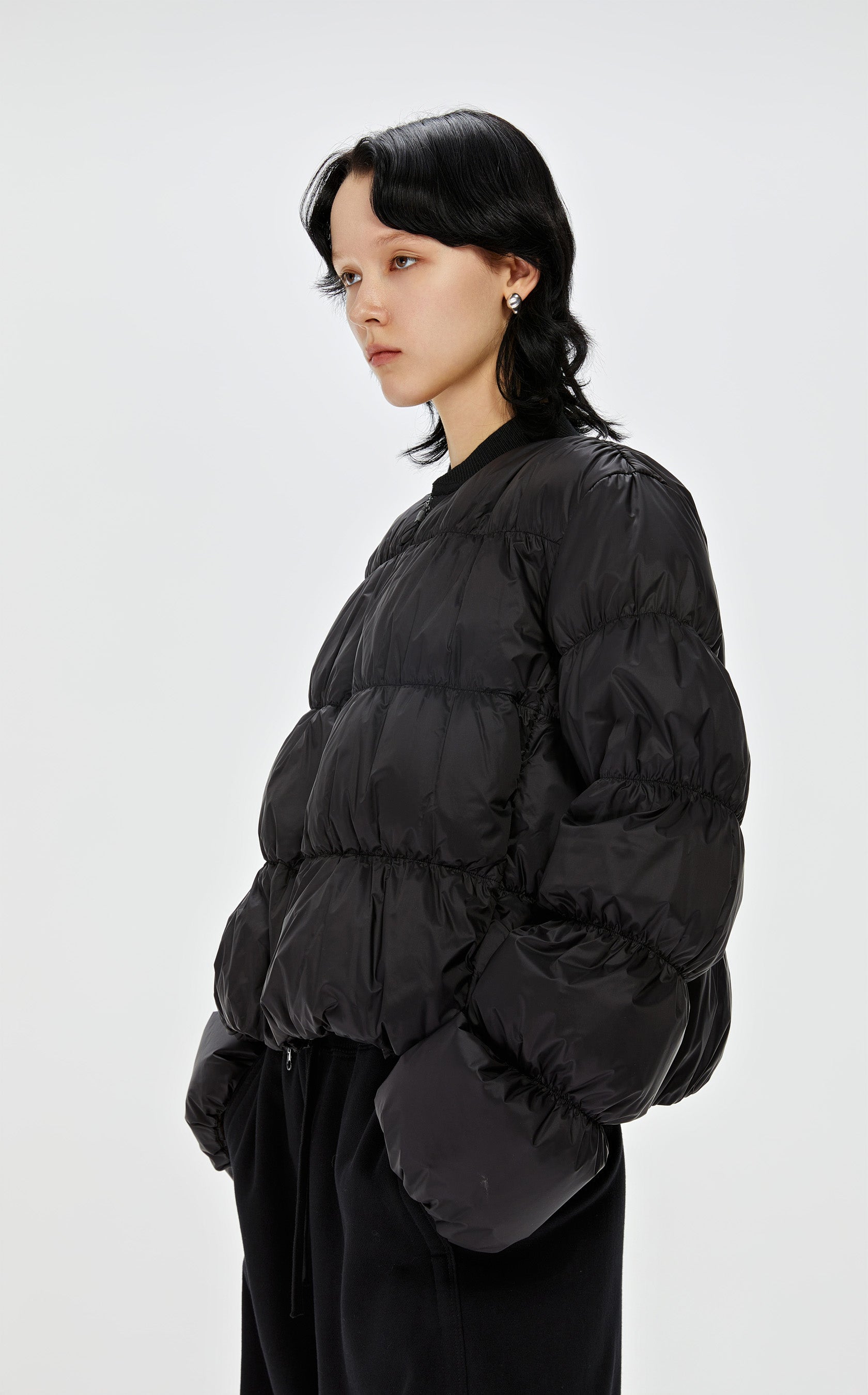 Down jacket BLACK