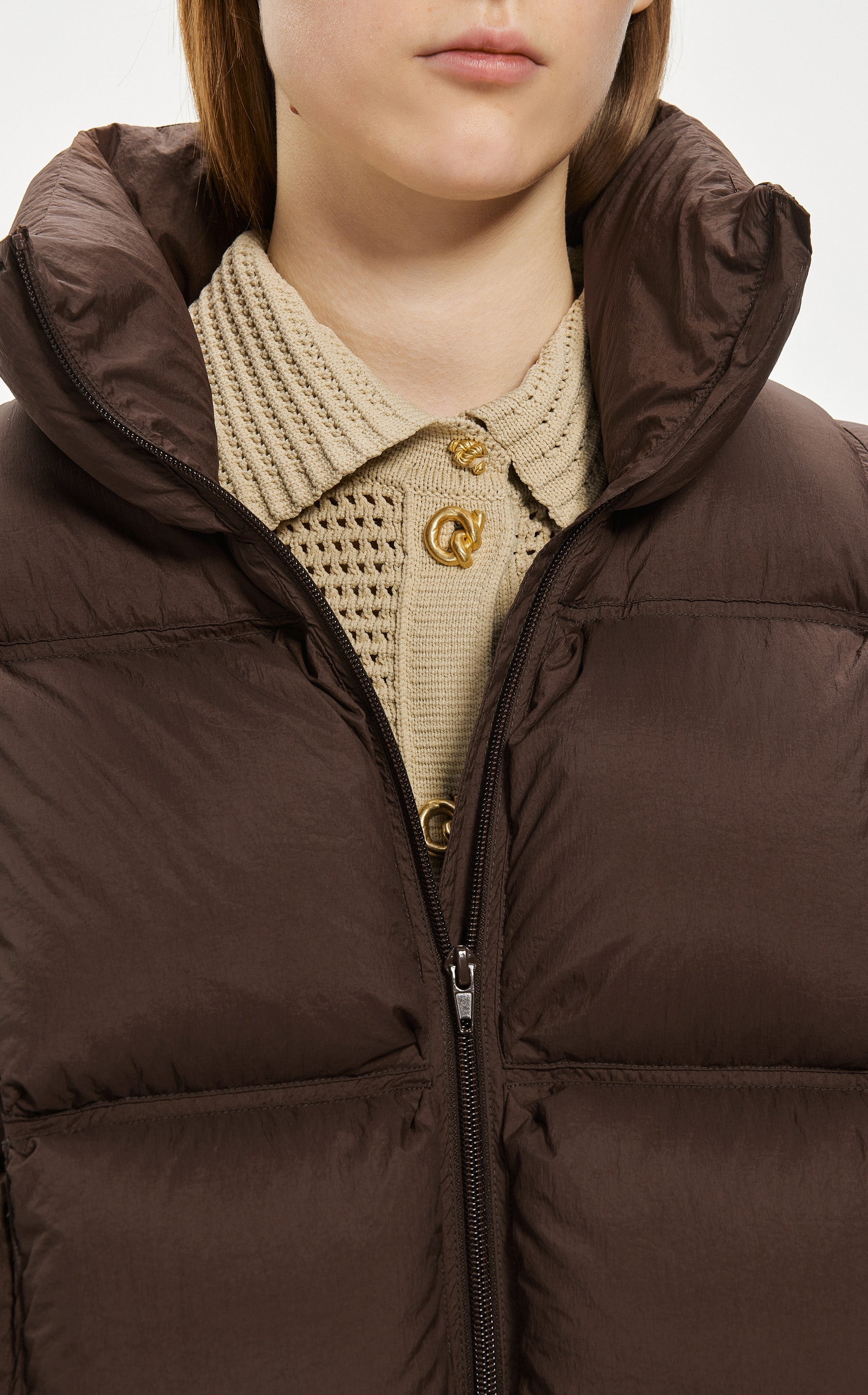 Down jacket CHOCOLATE