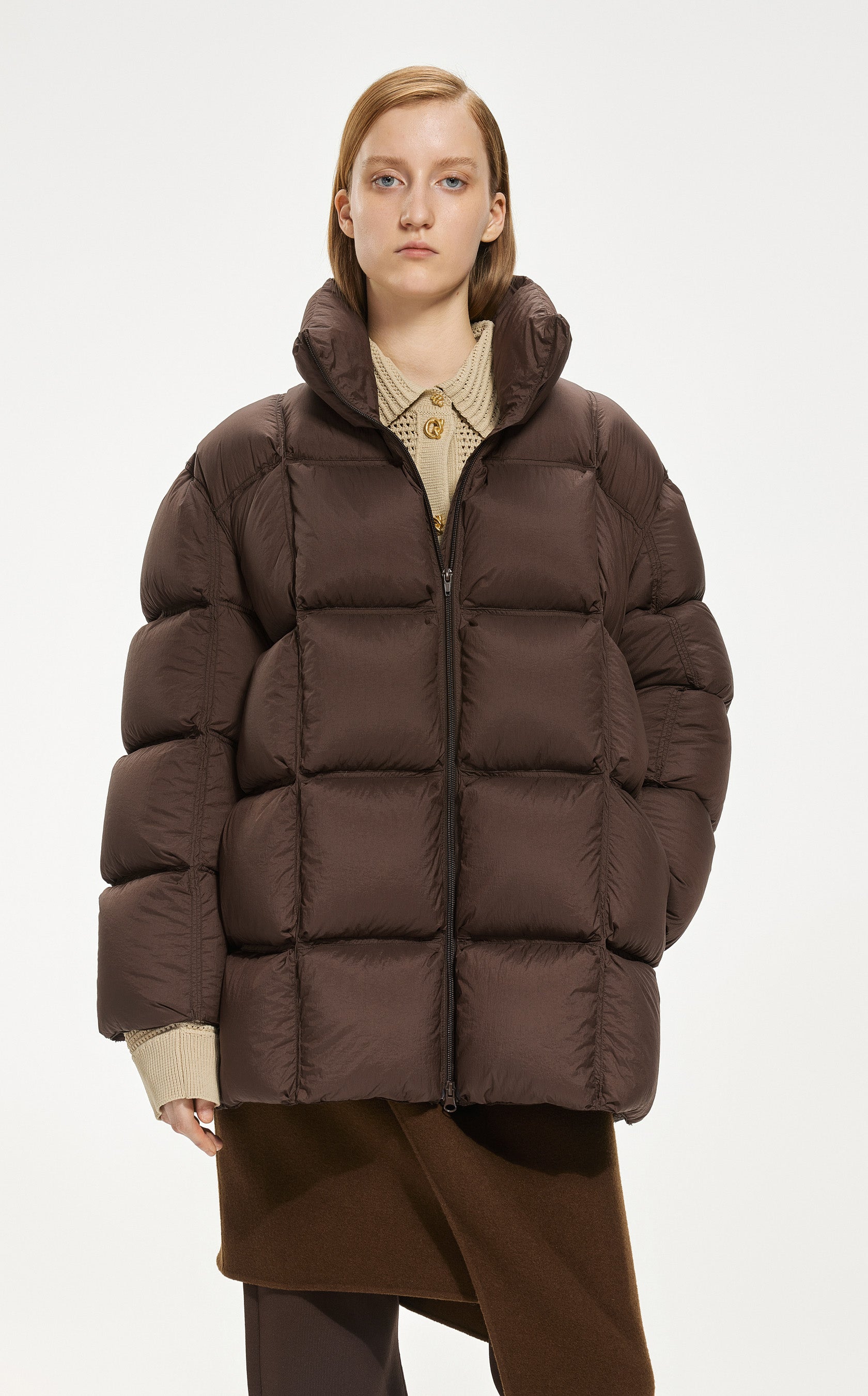 Down jacket CHOCOLATE