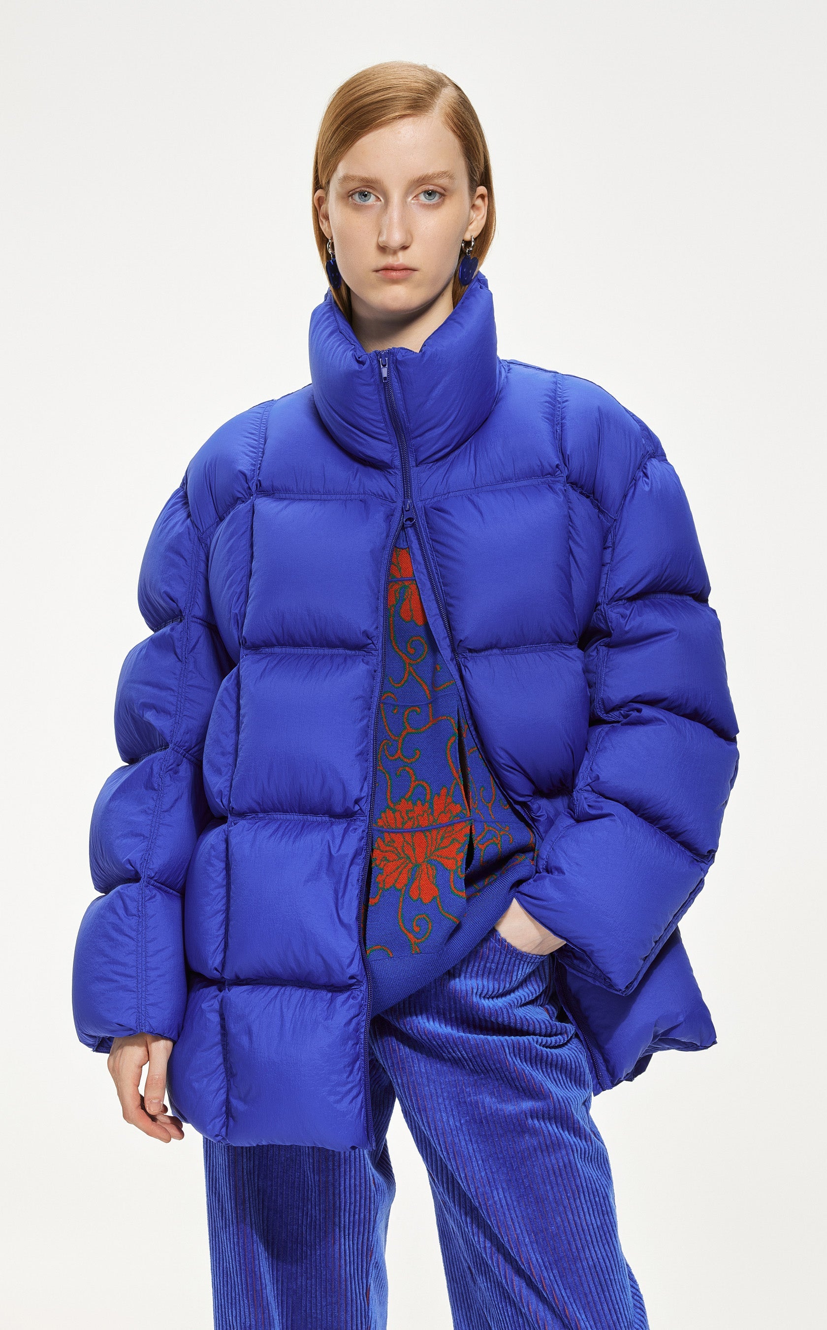 Down jacket ROYALBLUE