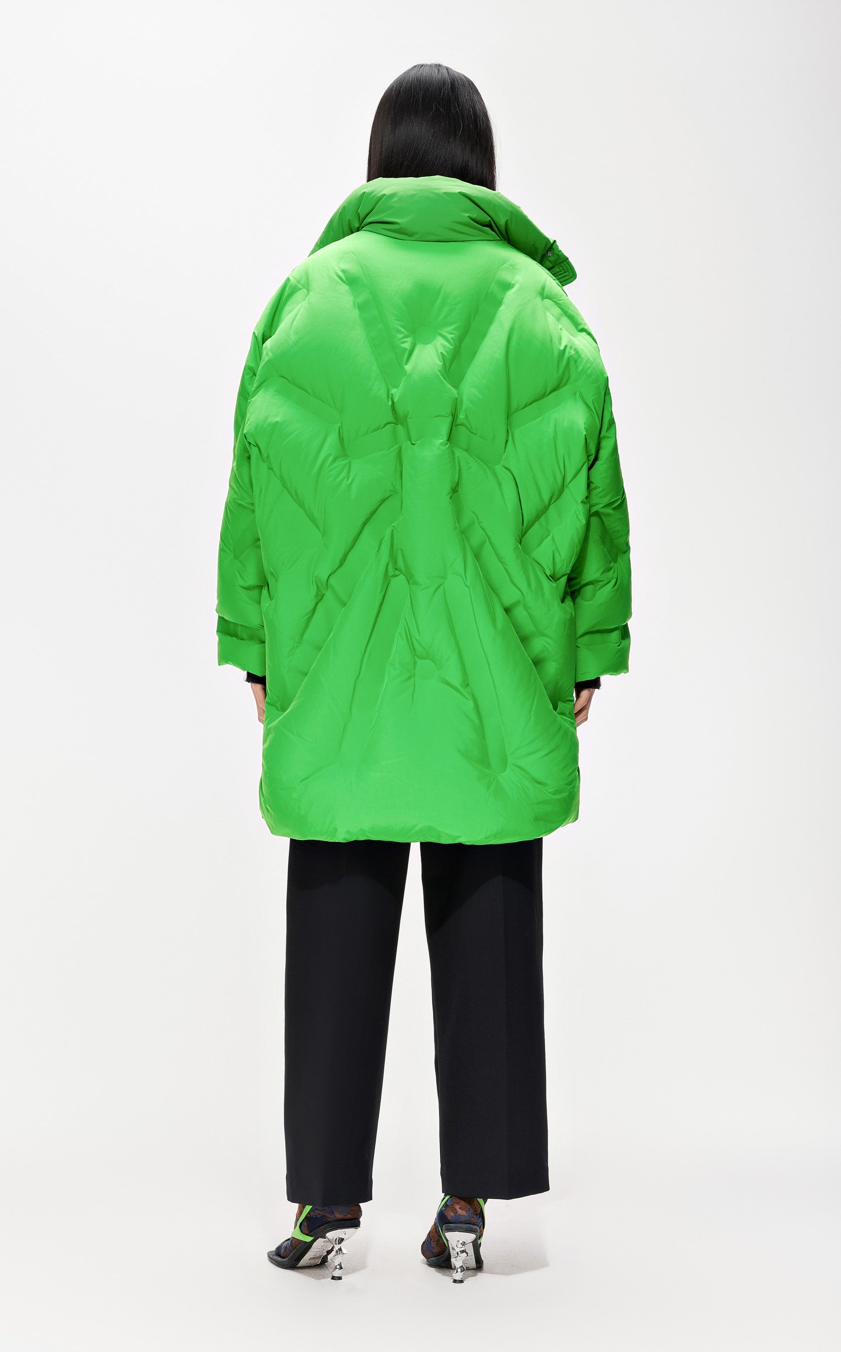 Down coat GREEN