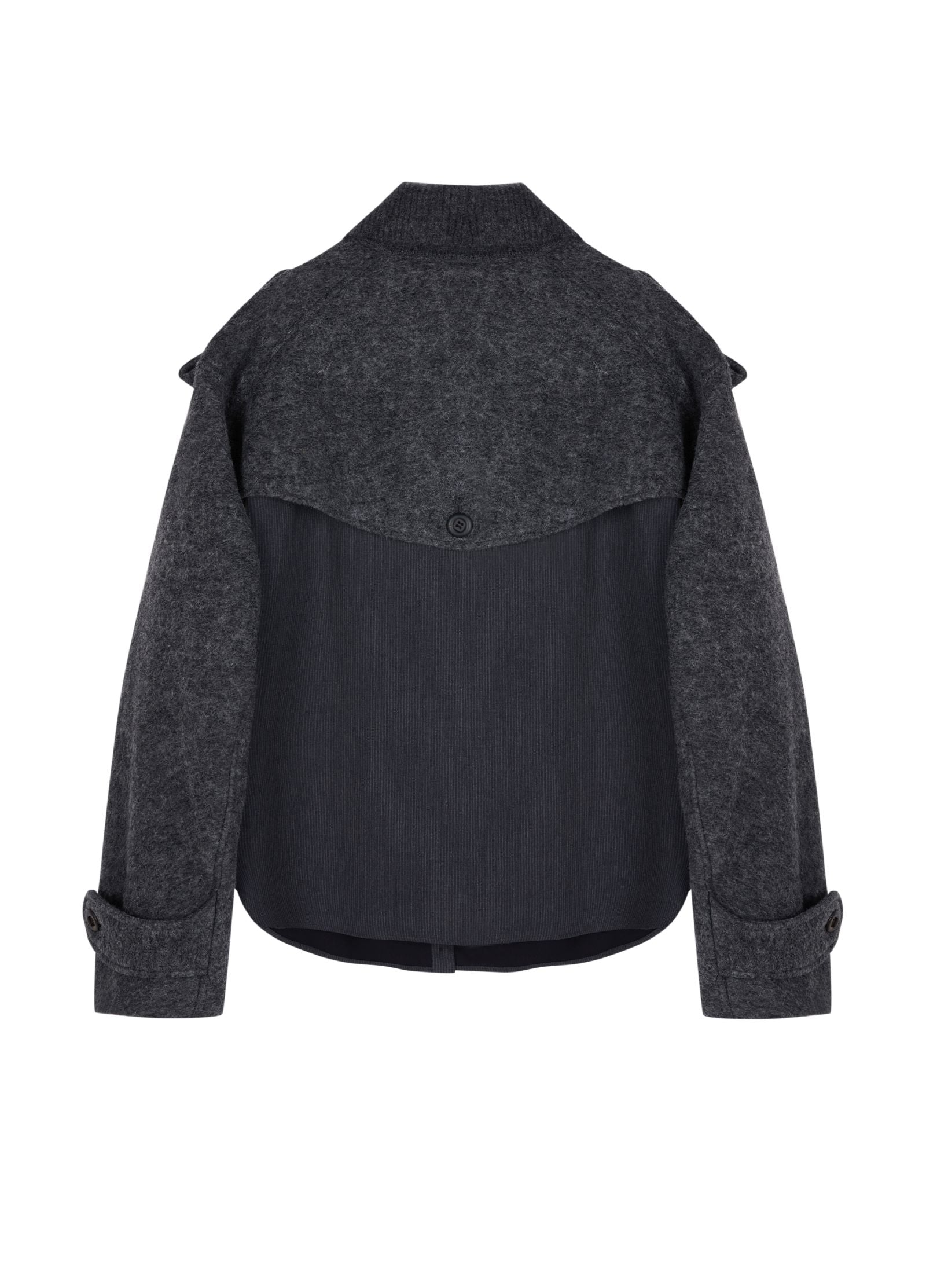 Wool top DARK GREY