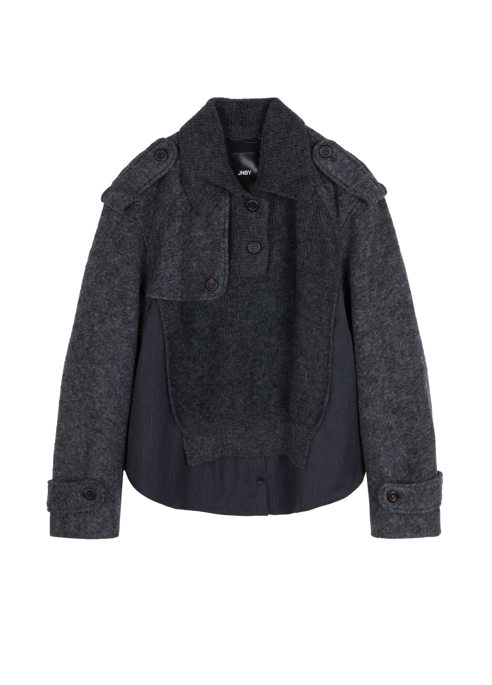 Wool top DARK GREY