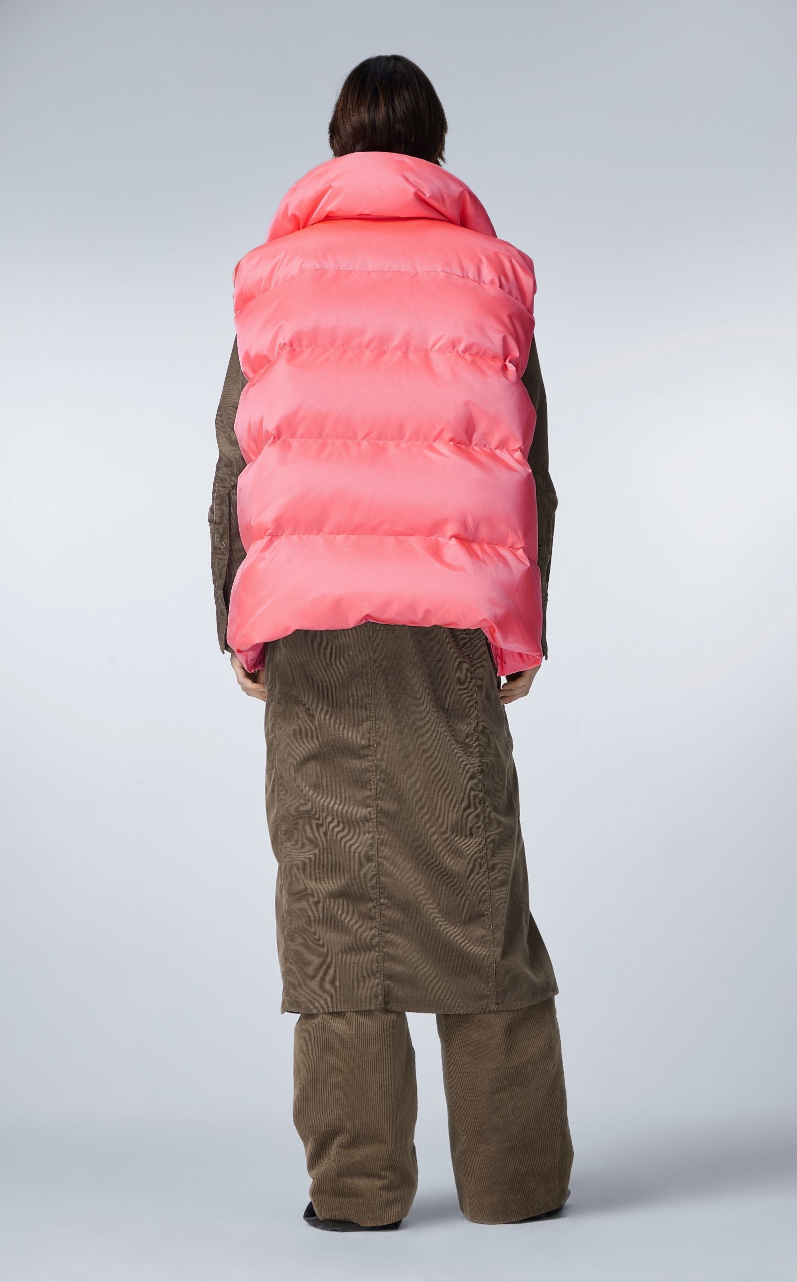 Down vest PINK