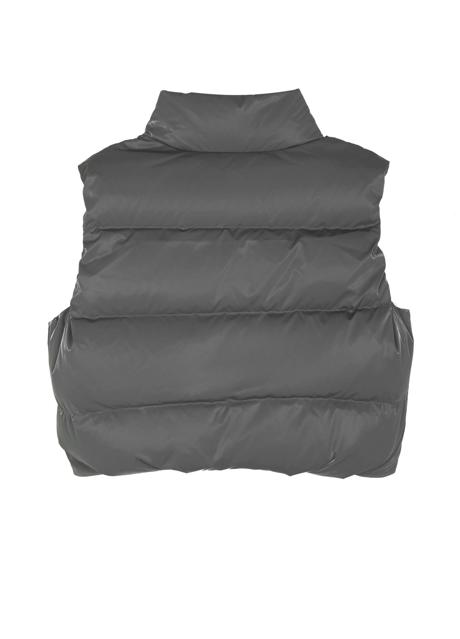 Down vest ASPHALT