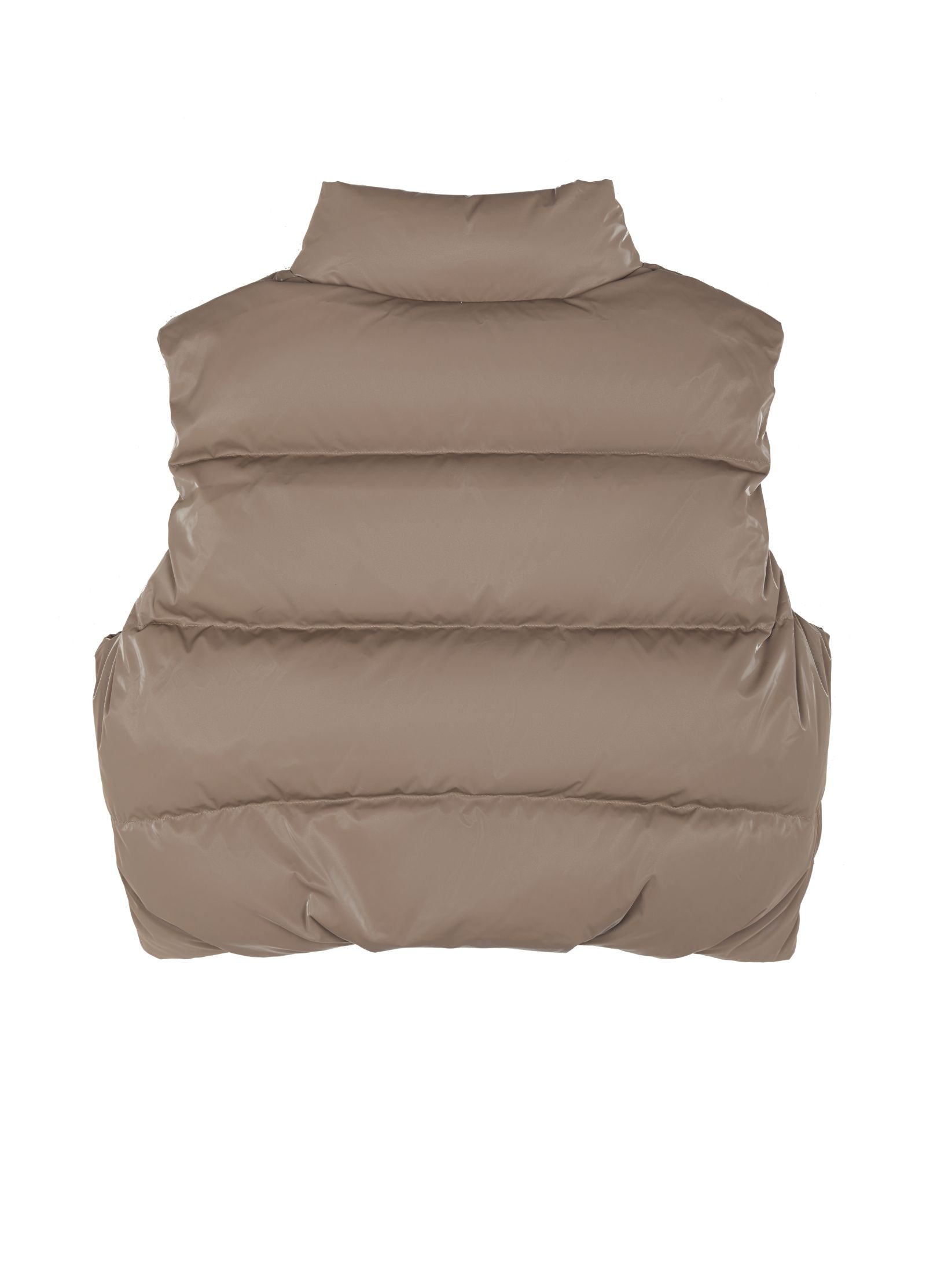 Down vest BROWN