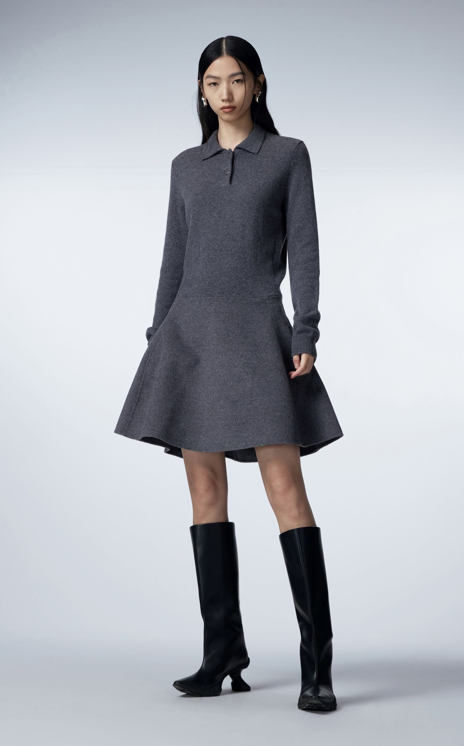 Sweater dress DARK GREY