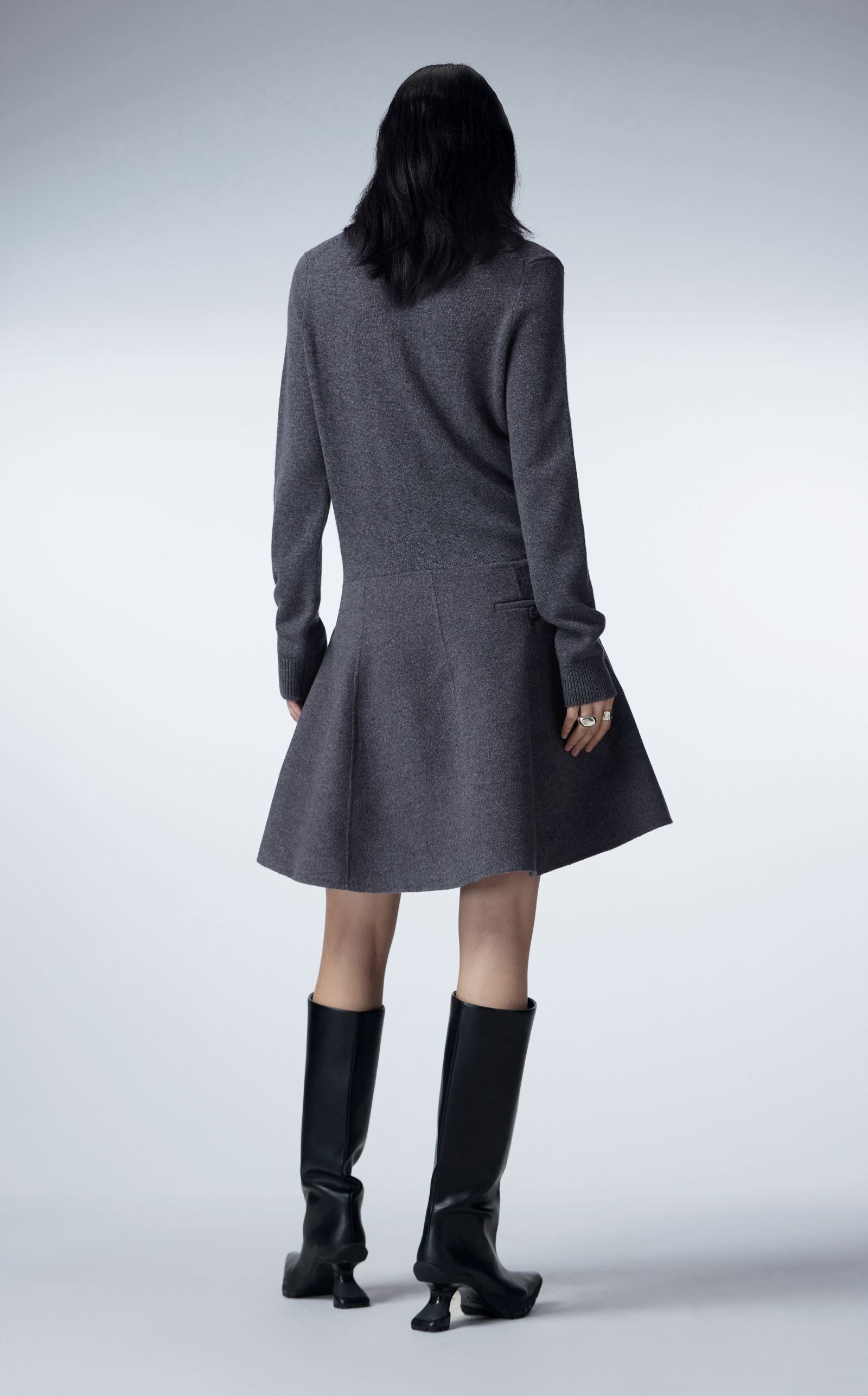 Sweater dress DARK GREY