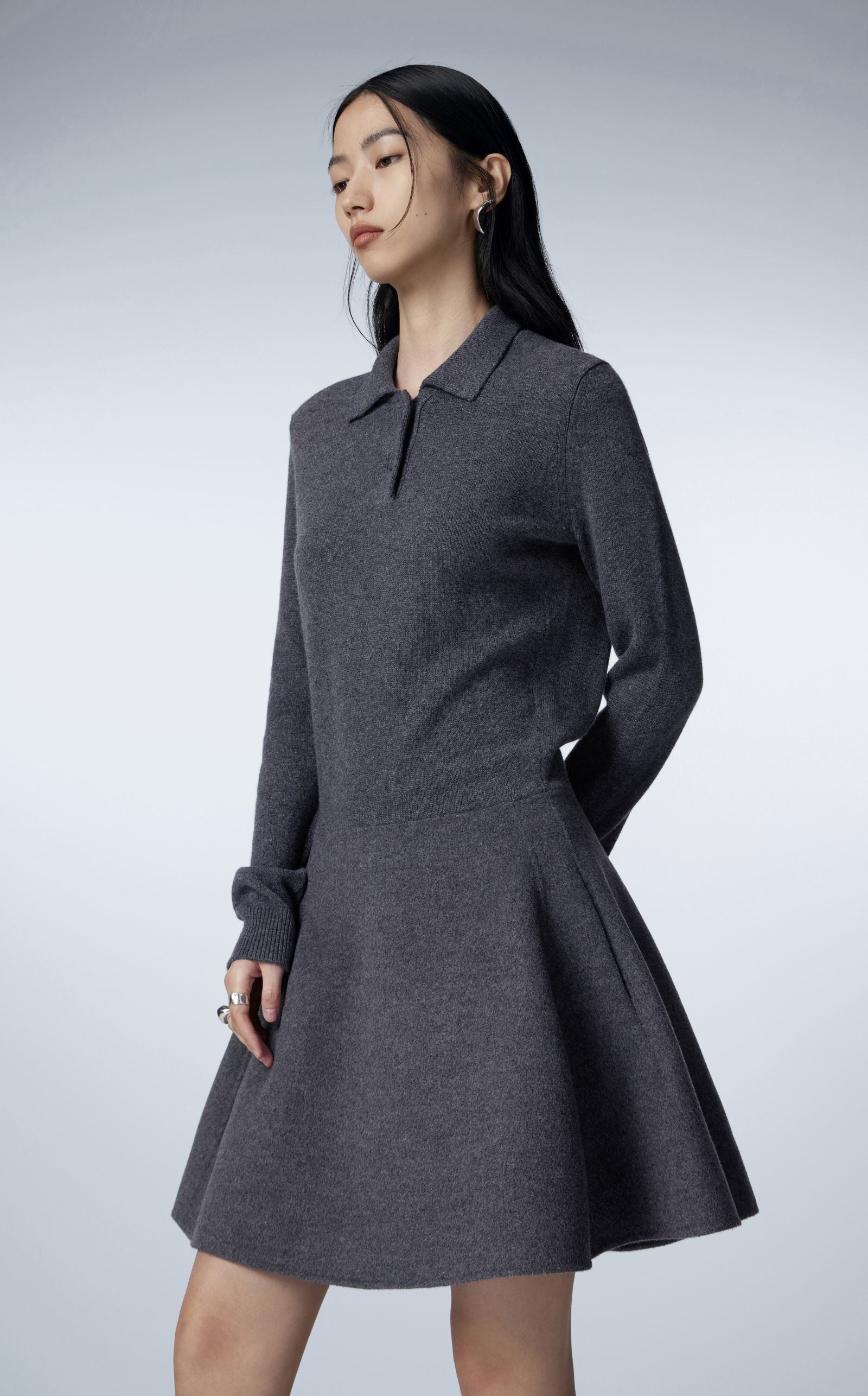 Sweater dress DARK GREY