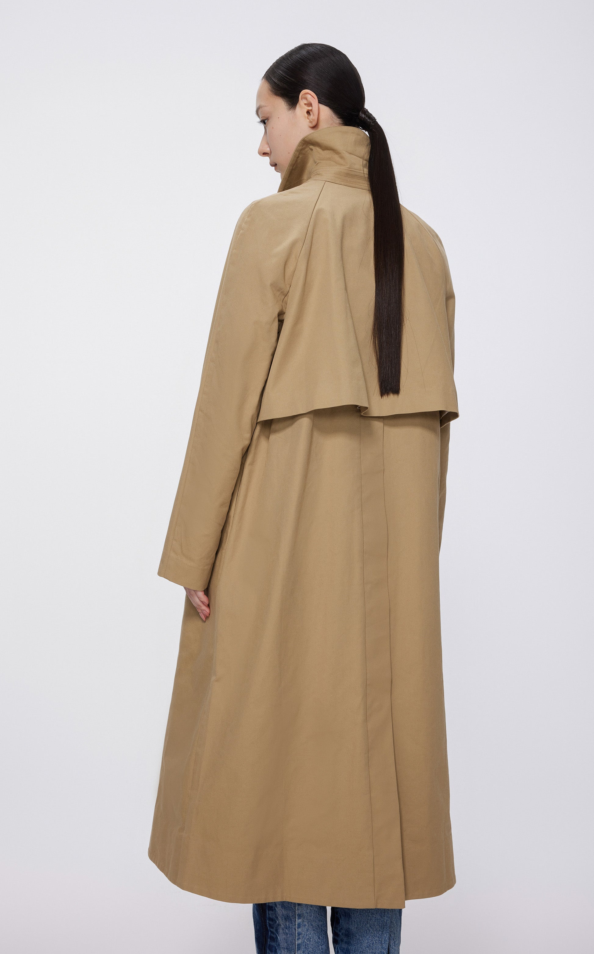 Cotton Zip Trench DUNE