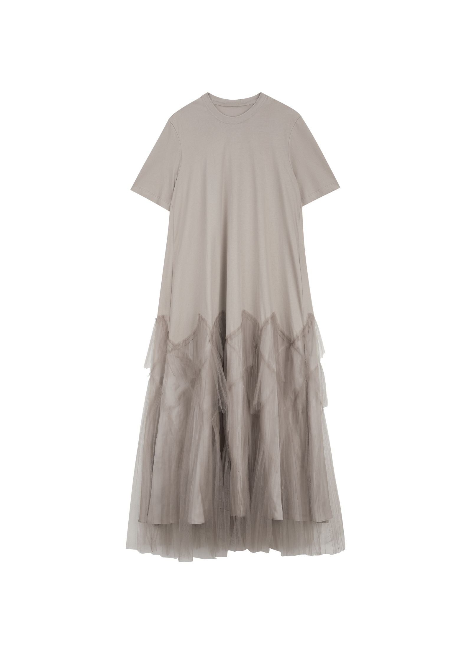 T-Shirt Dress LIGHT GREY