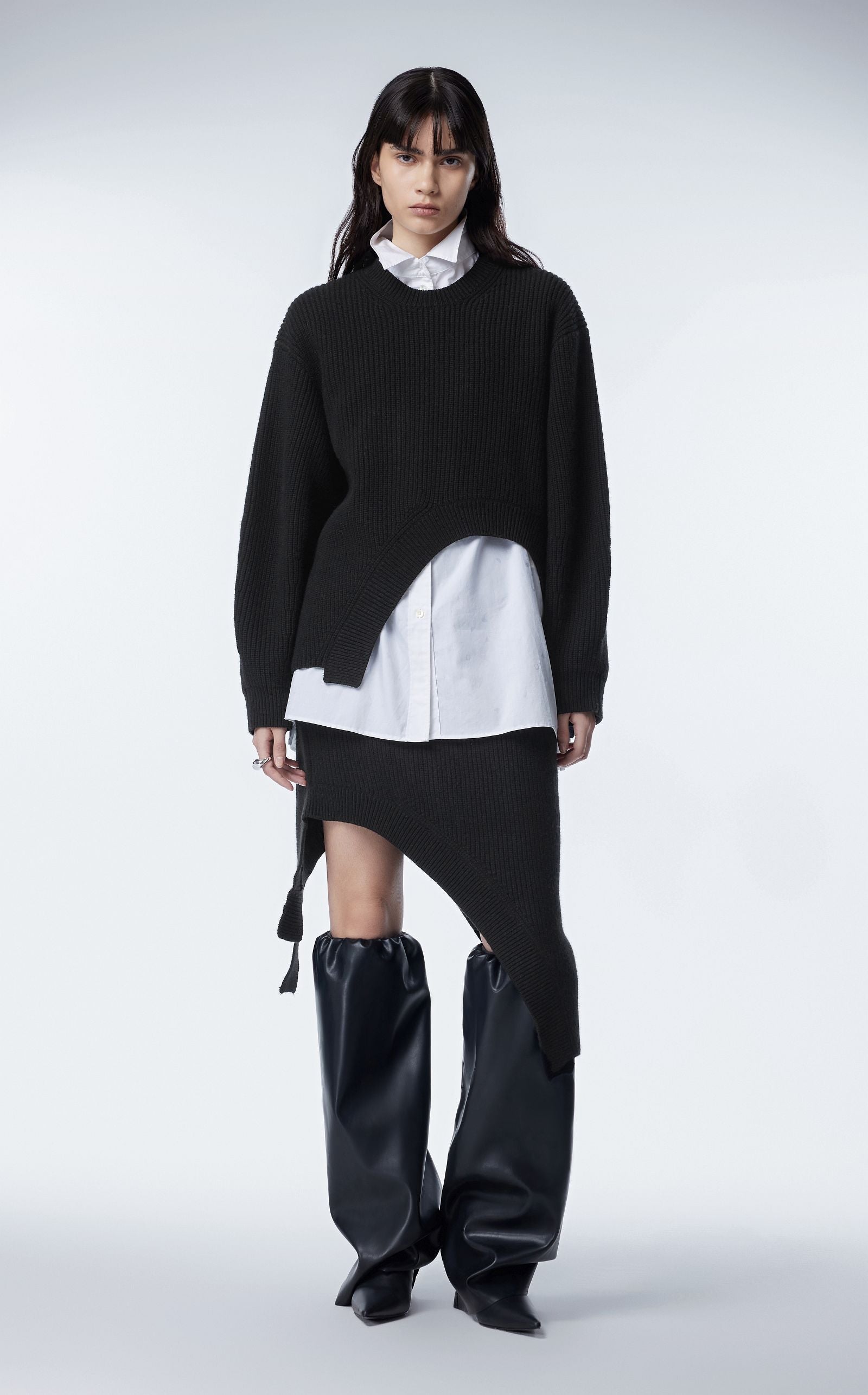 Wool sweater BLACK