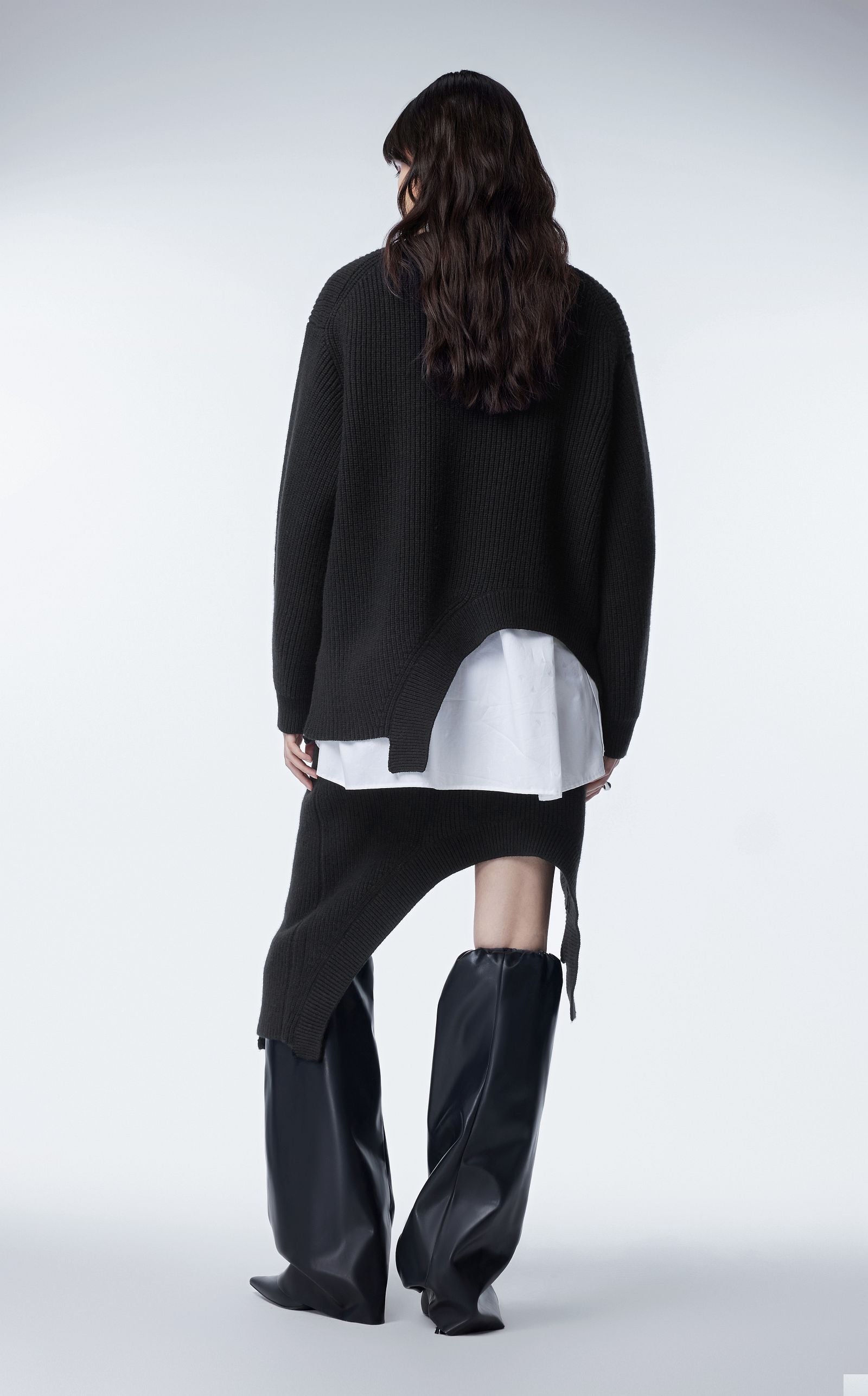 Wool sweater BLACK