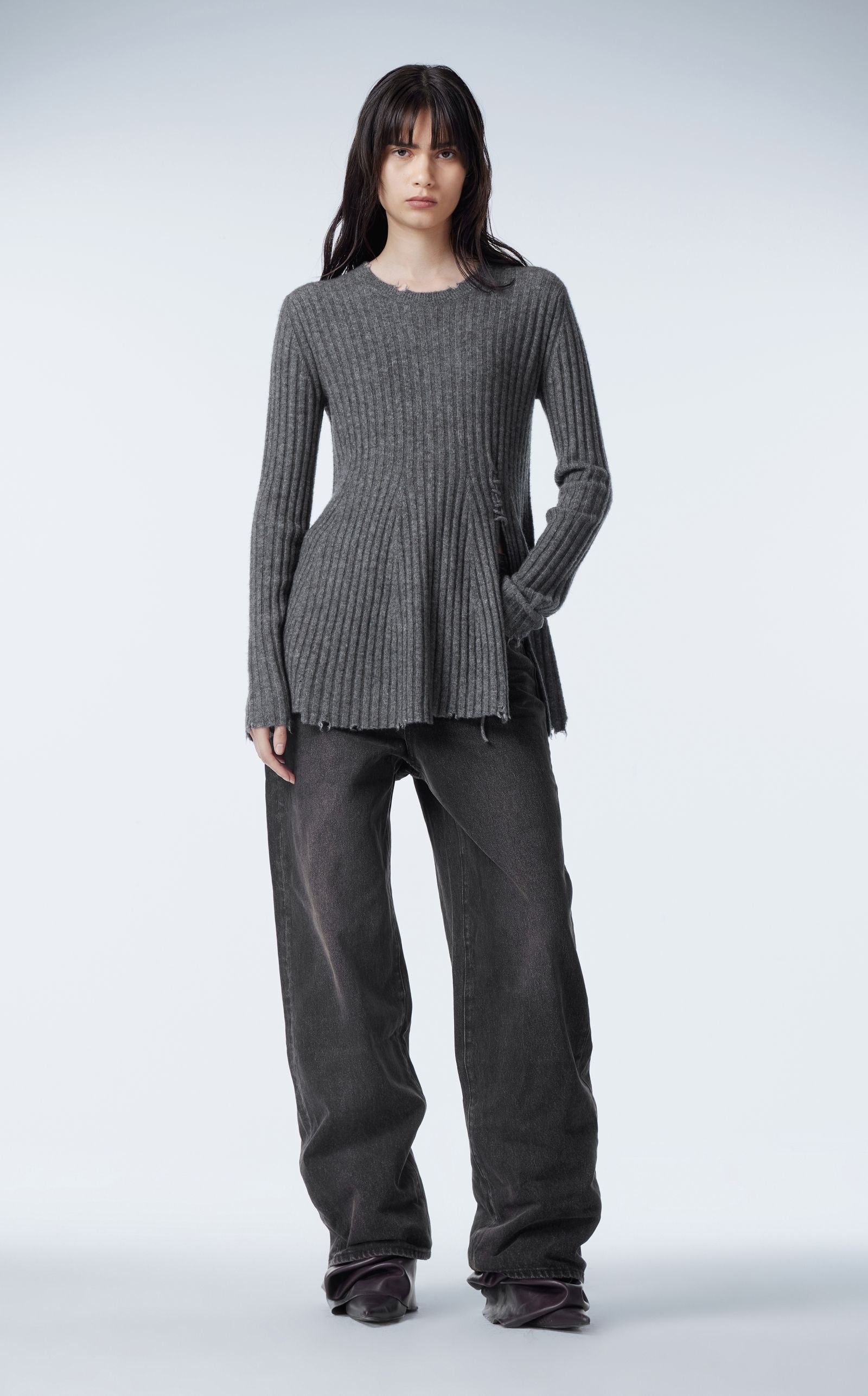 Kaschmir-Sweater DARK GREY