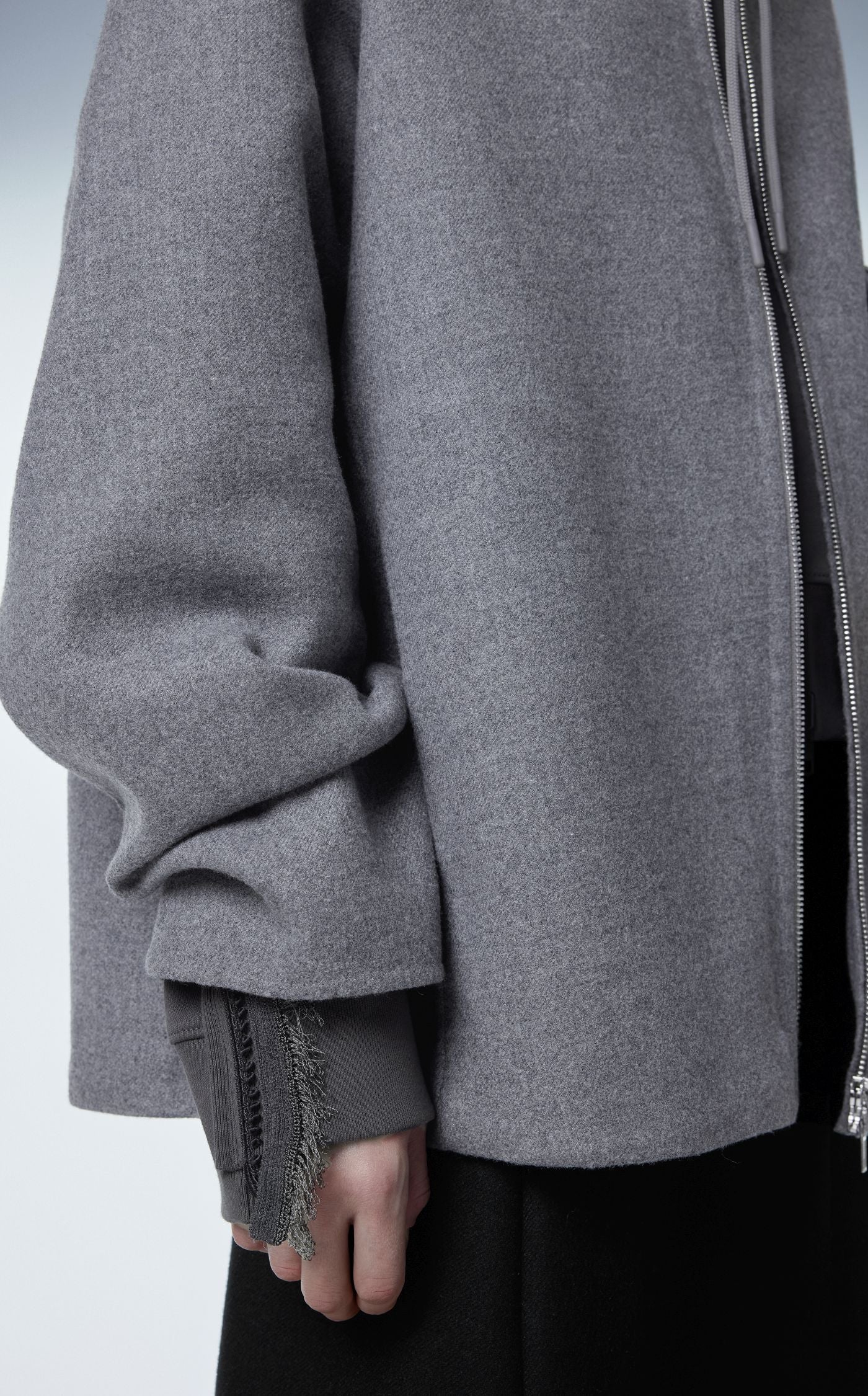 Wool coat ANTHRACITE