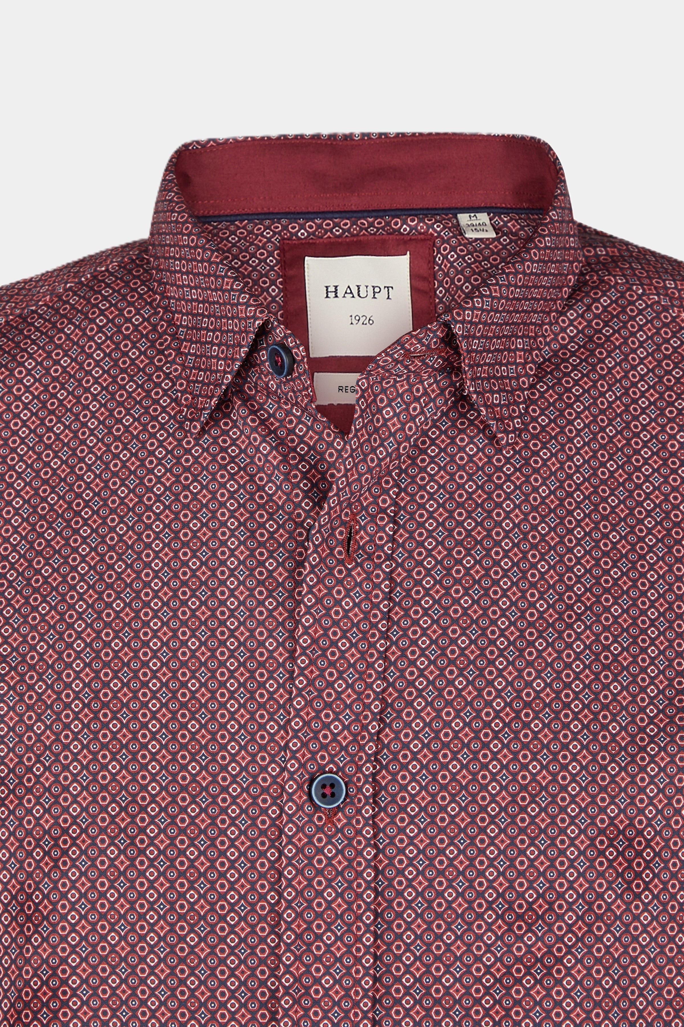 Cotton men's shirt DARK RED