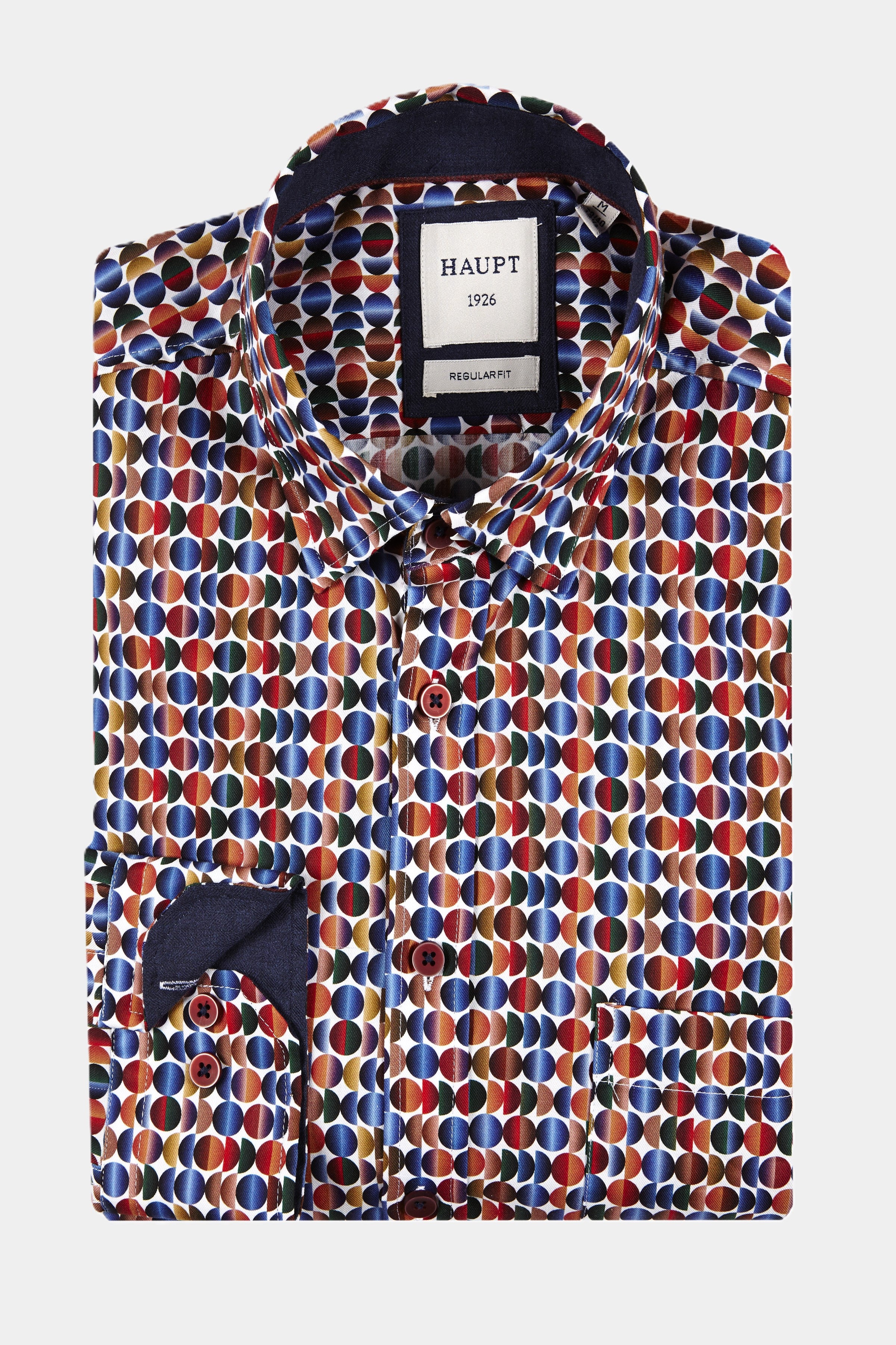 Cotton men's shirt TRUE BLUE