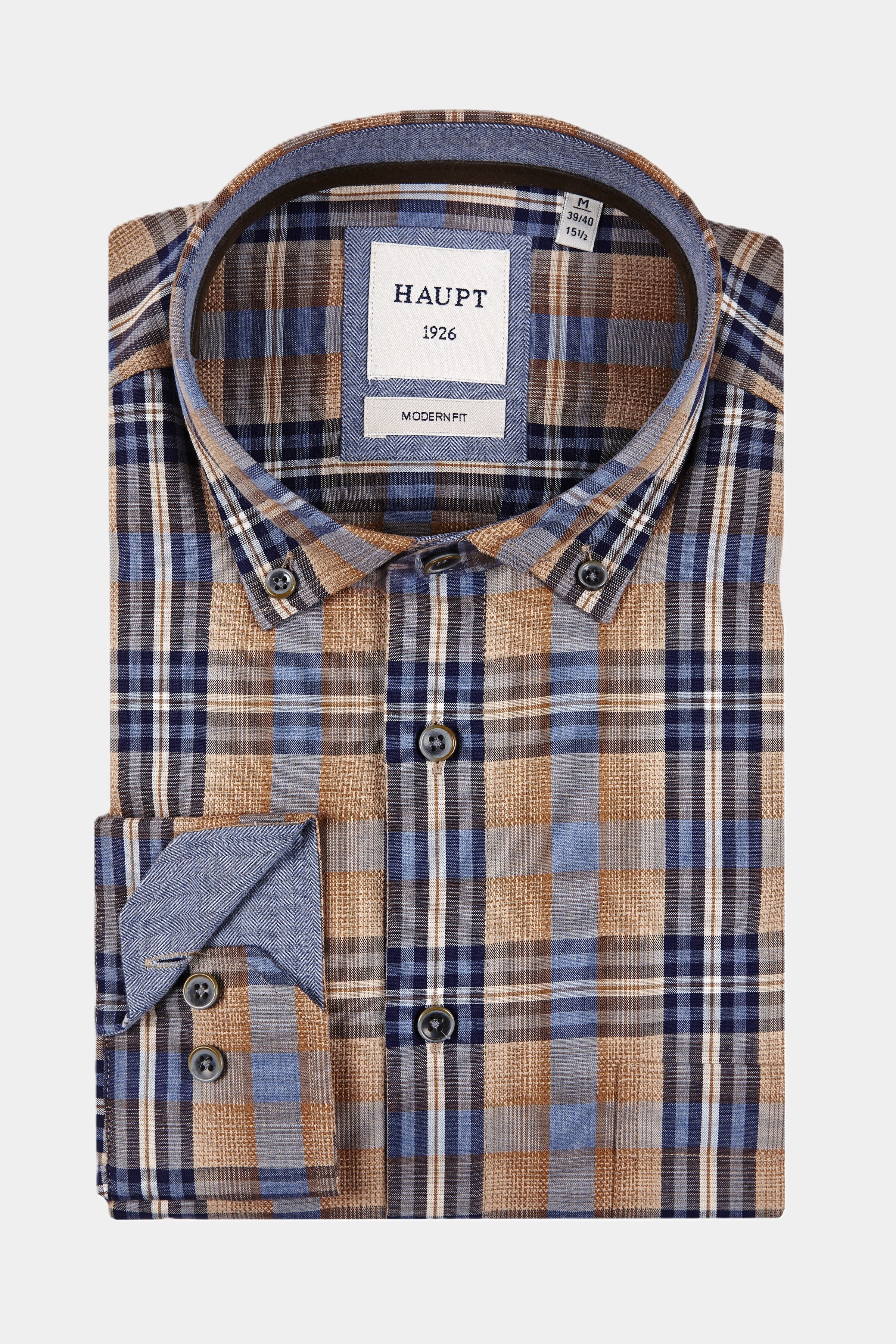 Cotton men's shirt CAMEL