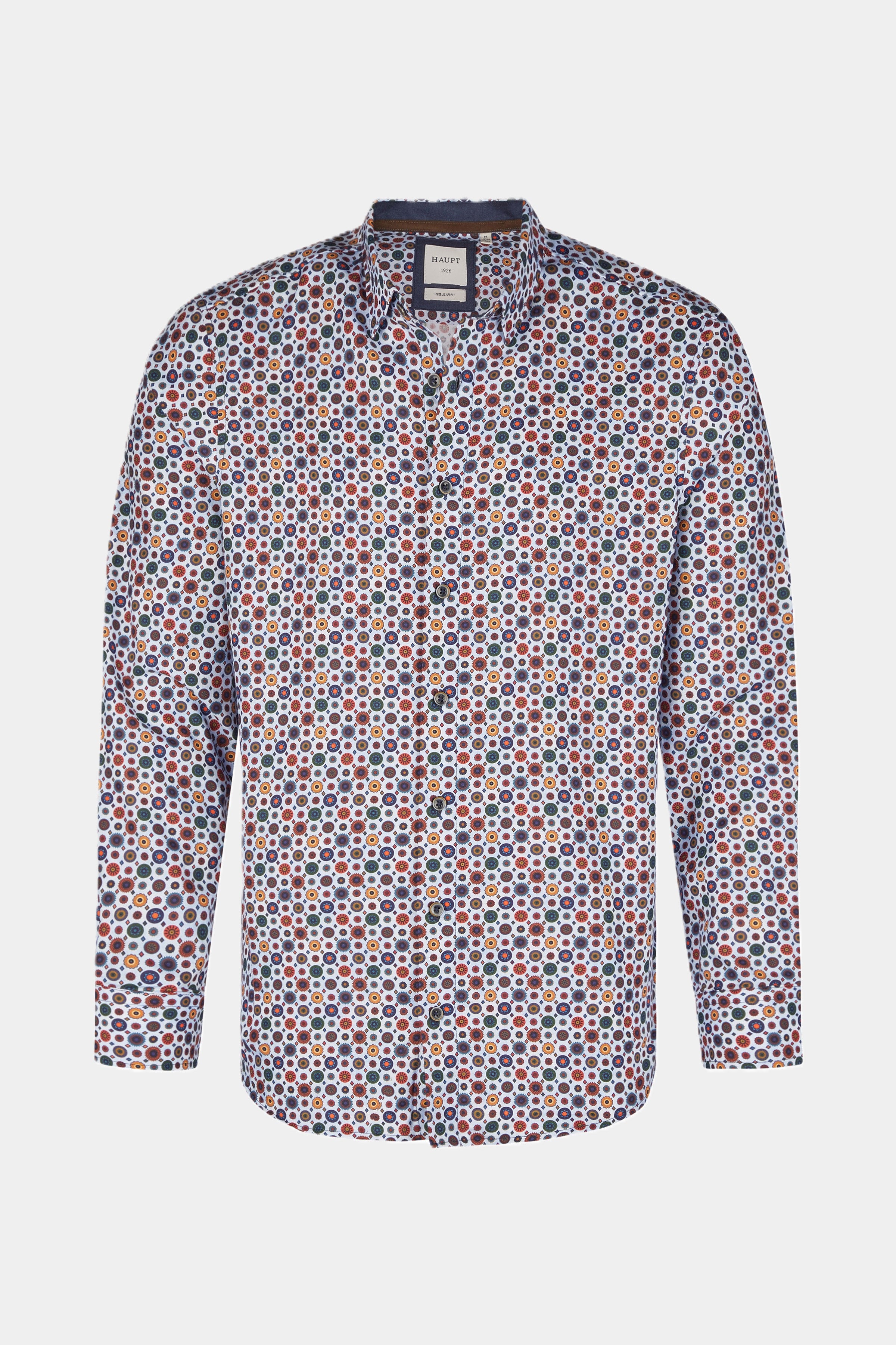 Cotton men's shirt LIGHT BLUE