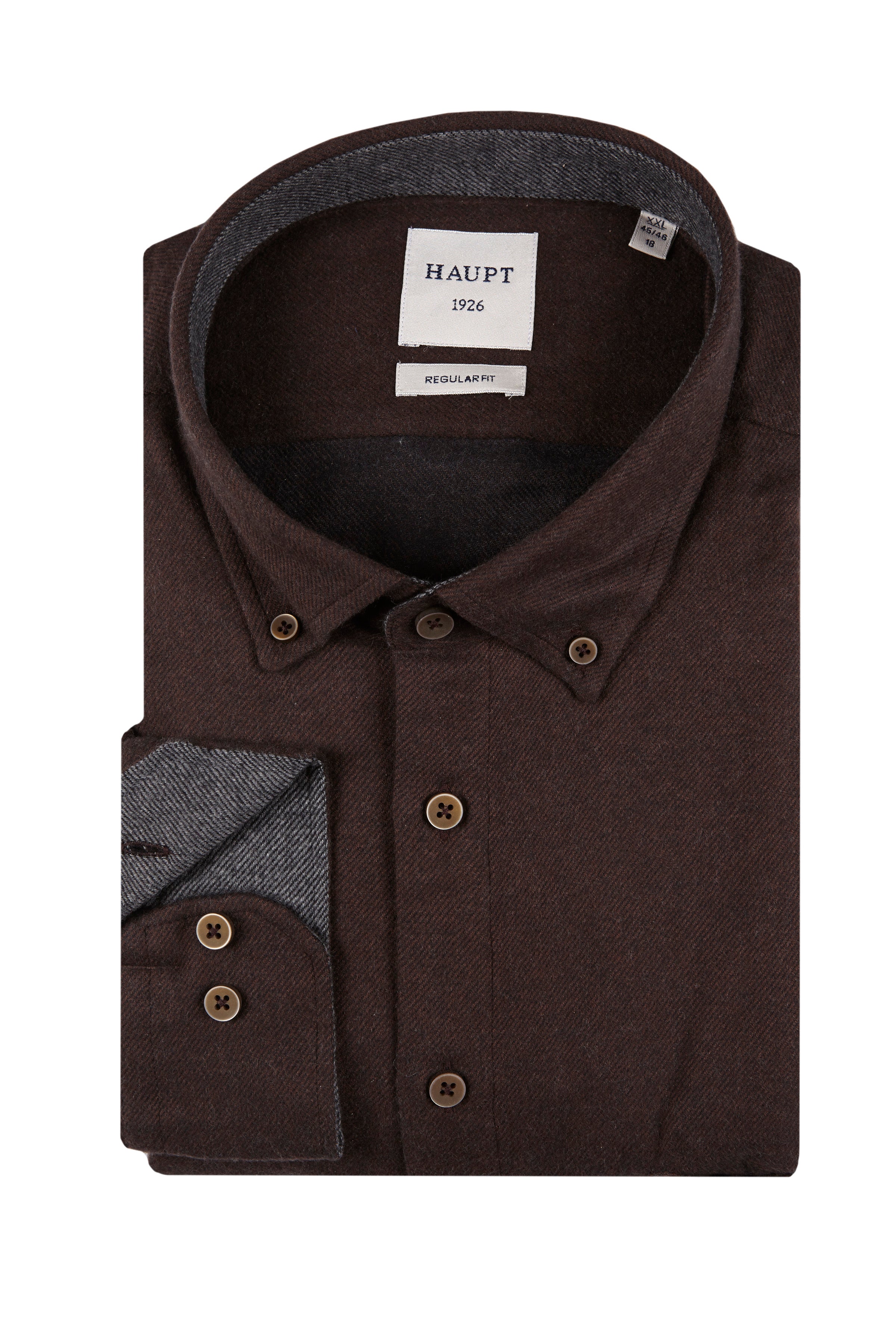 Chemise en coton MARRON