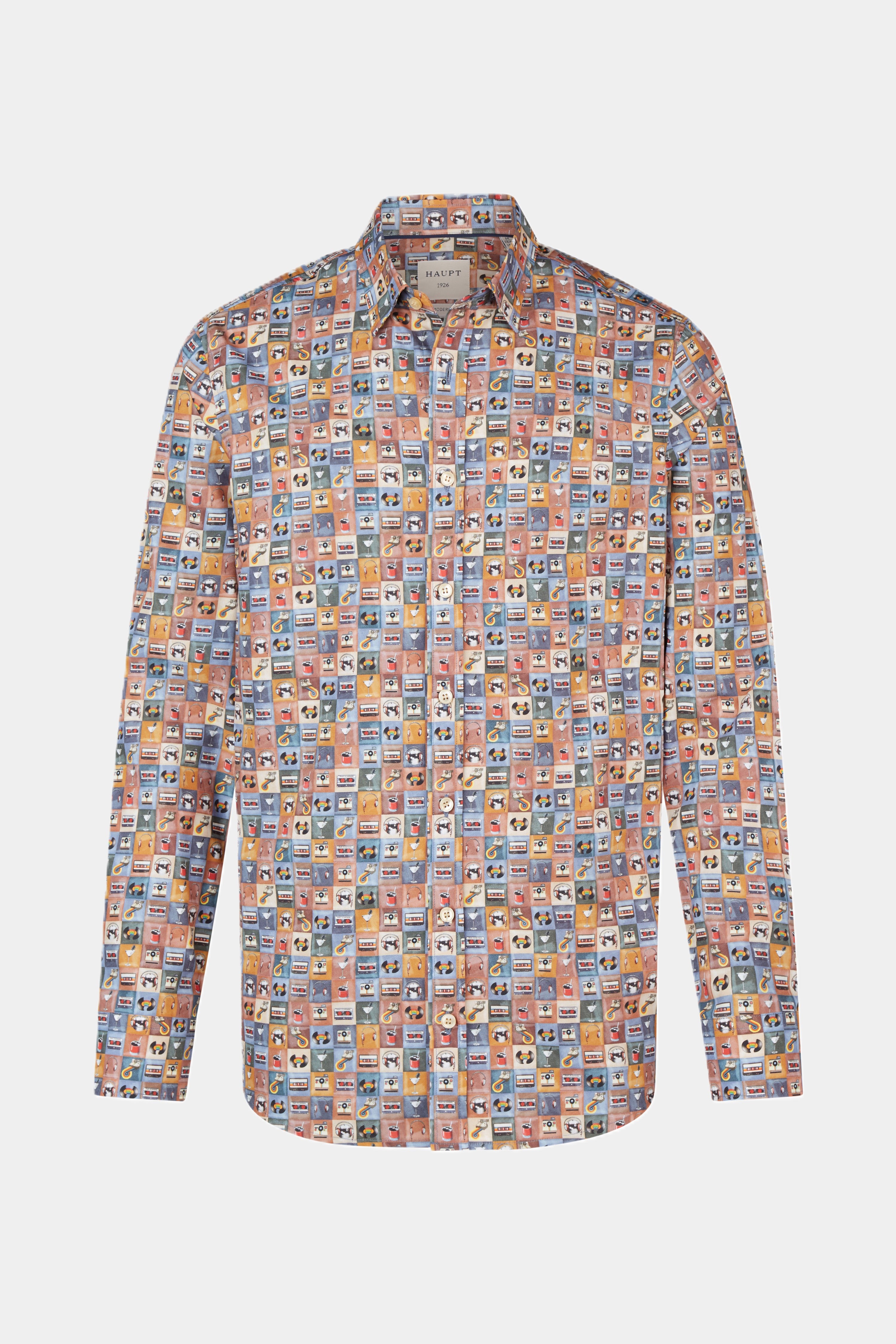 Camisa de hombre de algodón MULTICOLOR