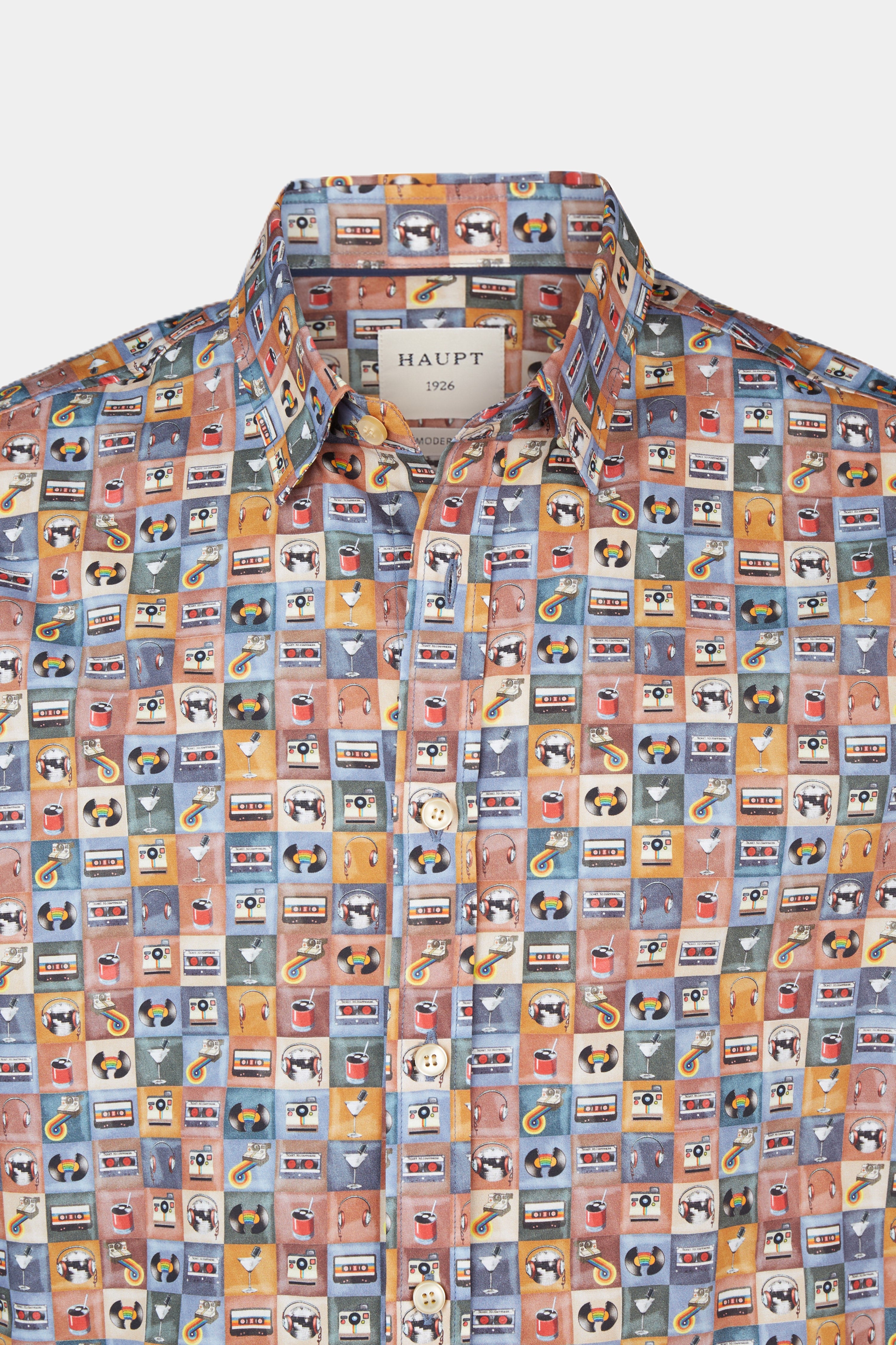 Camisa de hombre de algodón MULTICOLOR