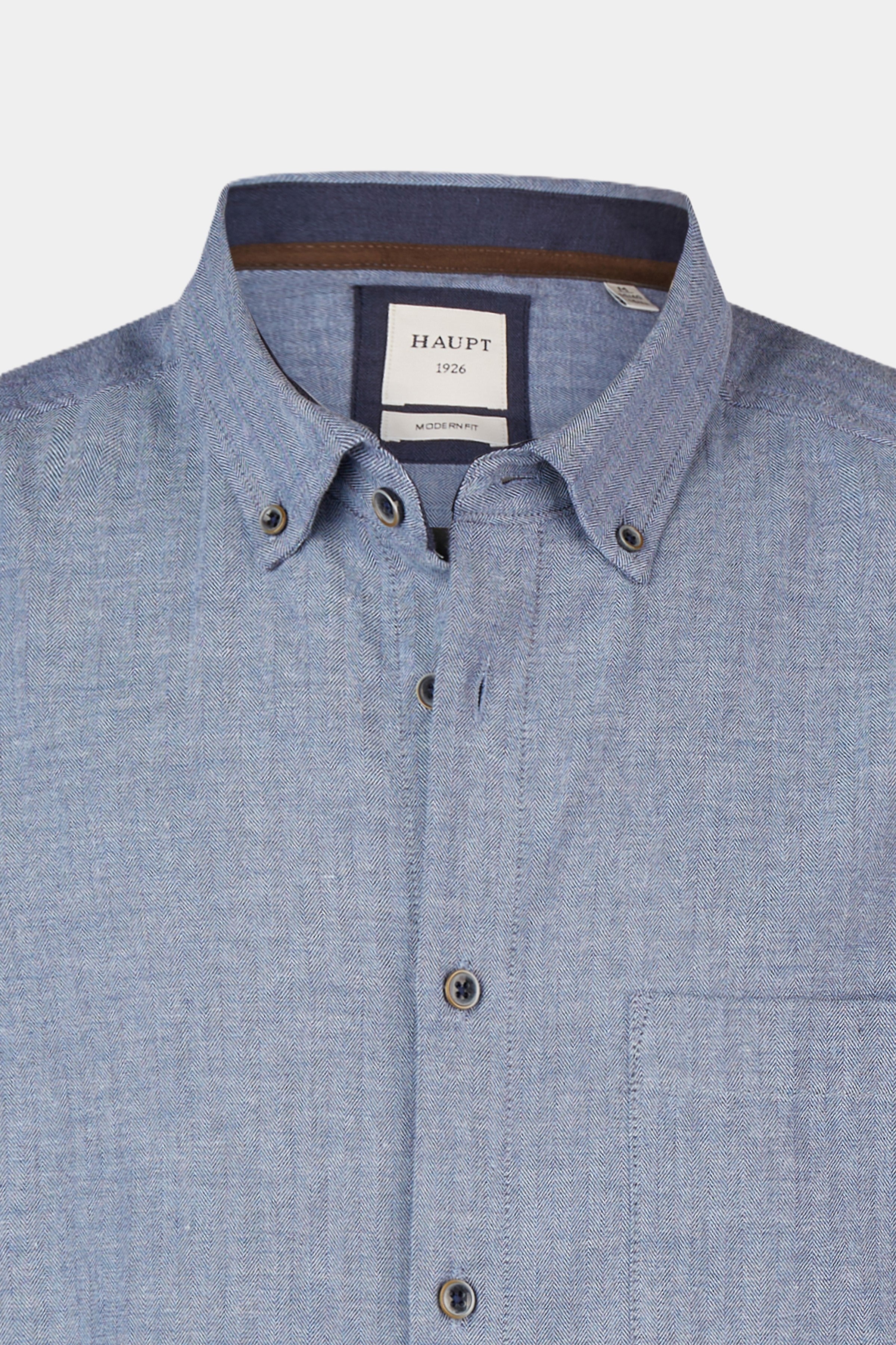 Cotton men's shirt TRUE BLUE