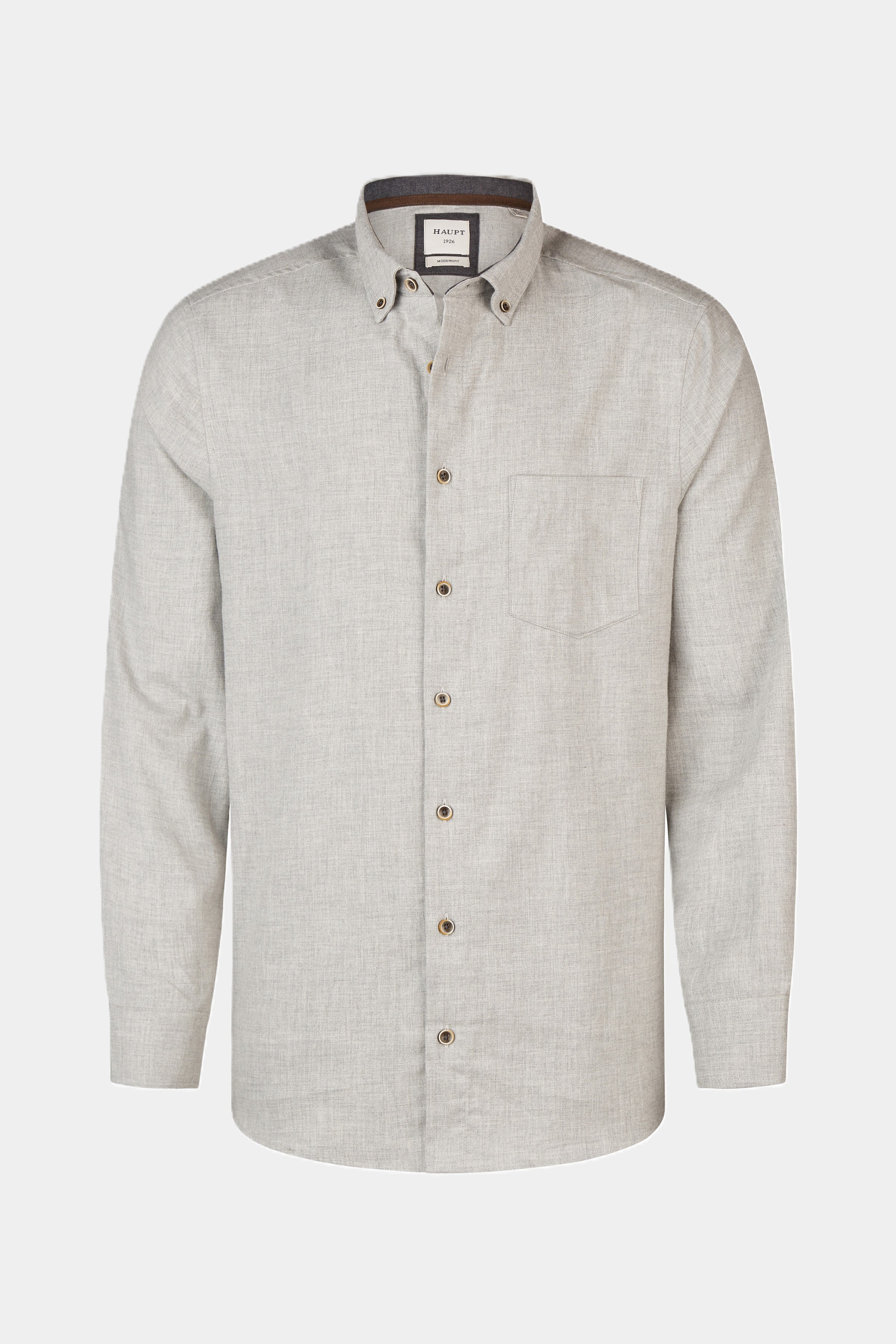 Camisa de hombre de algodón GRIS CLARO