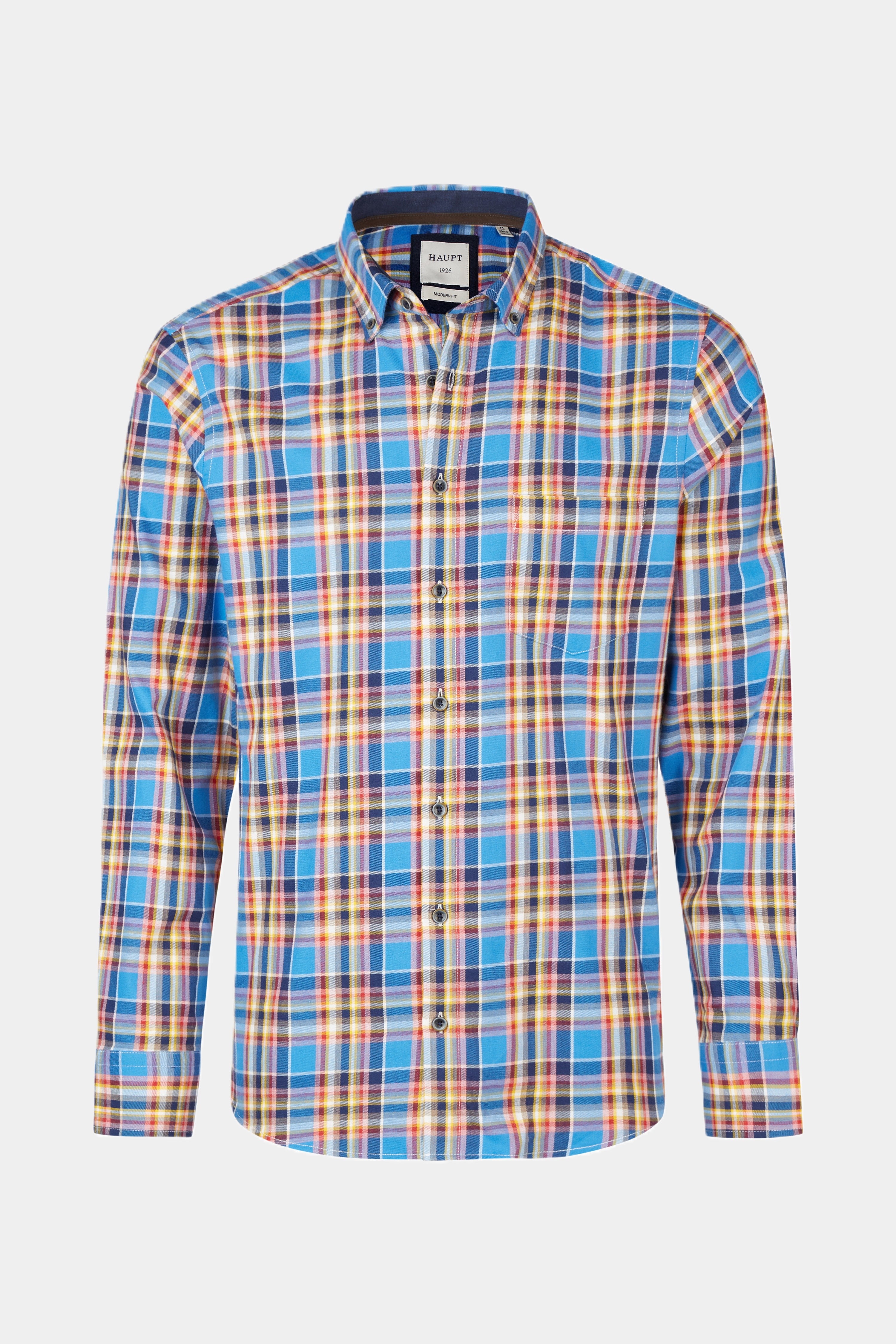 Cotton men's shirt TRUE BLUE