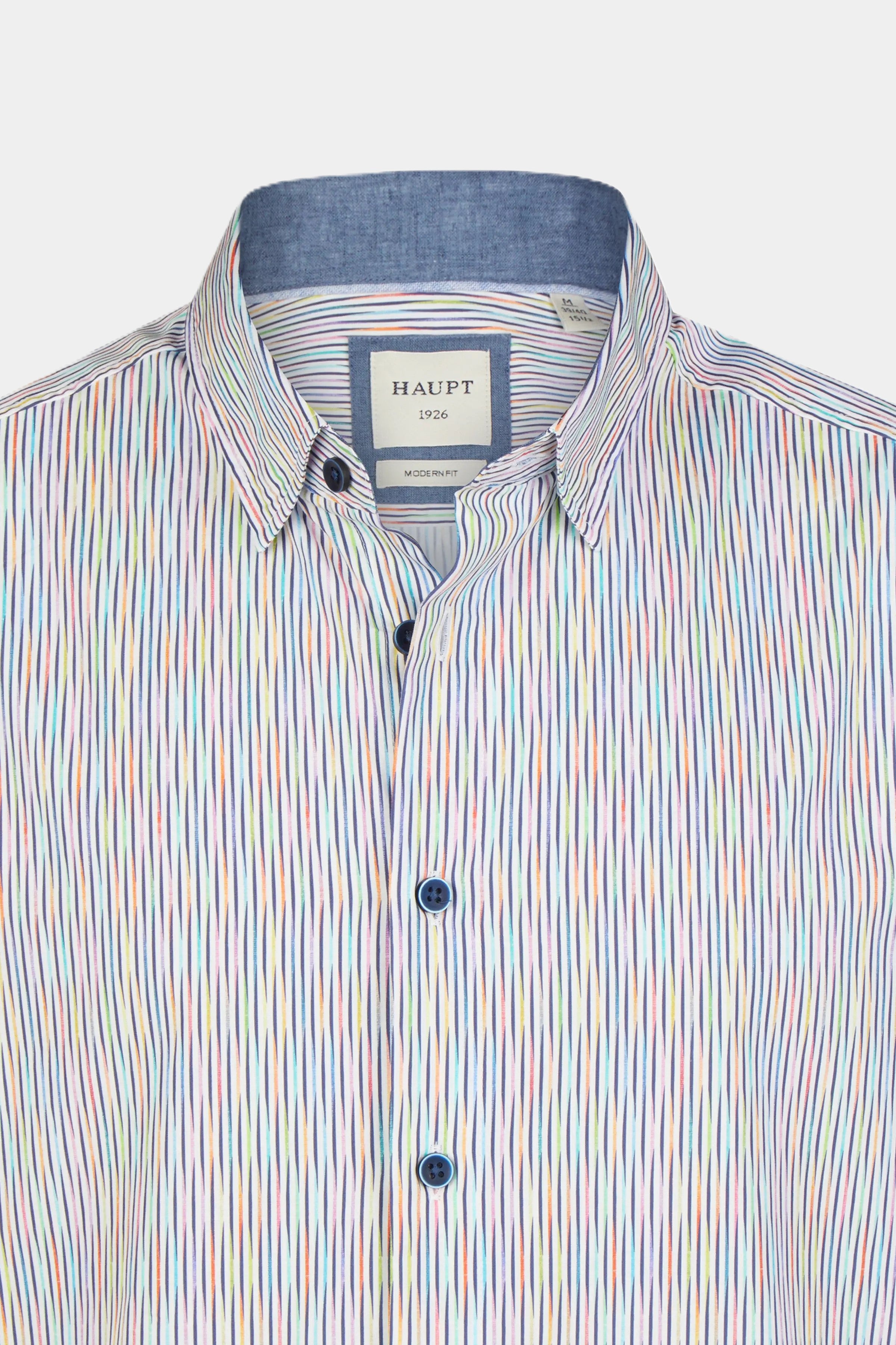 Chemise homme en coton multicolore