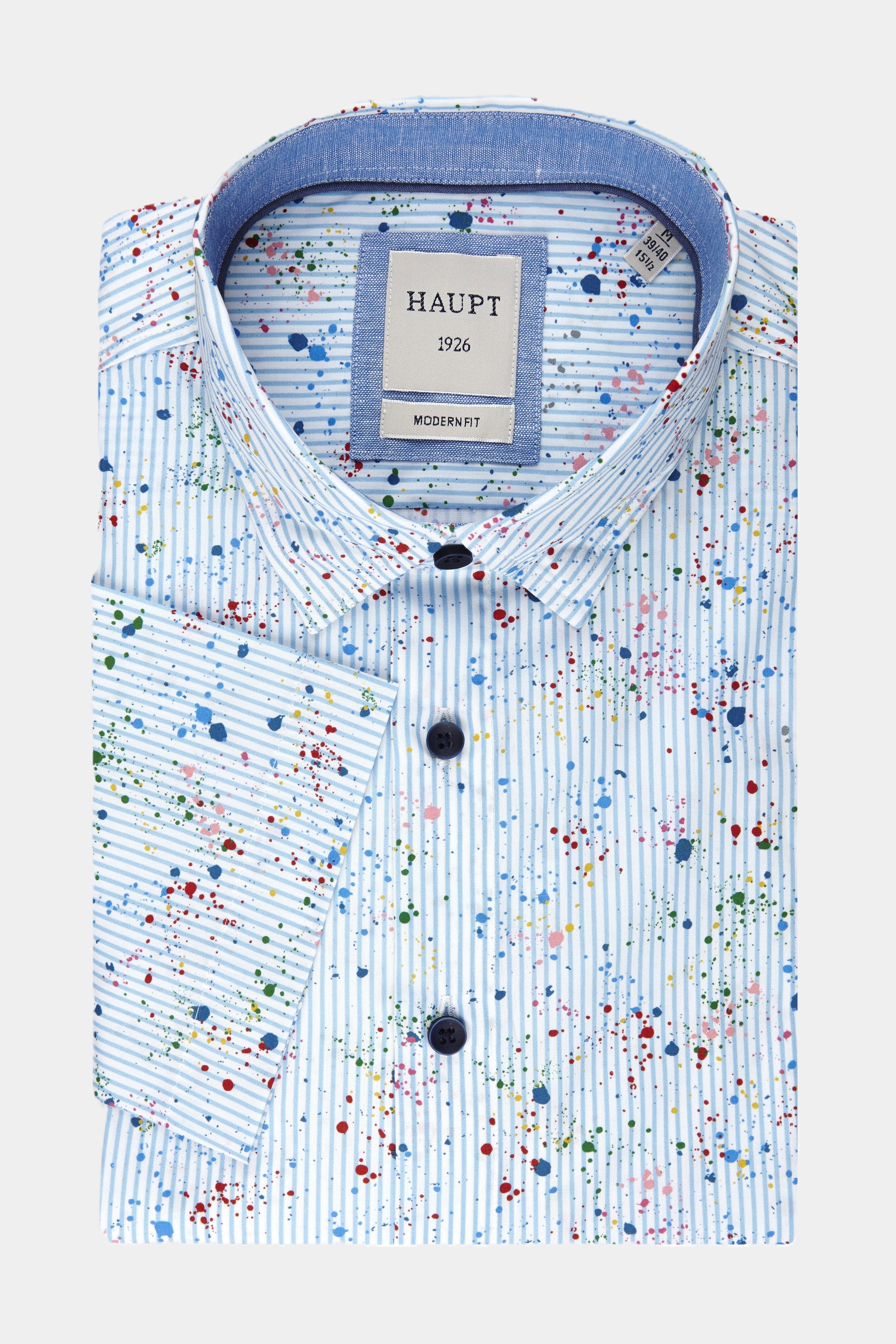 Chemise homme en coton multicolore