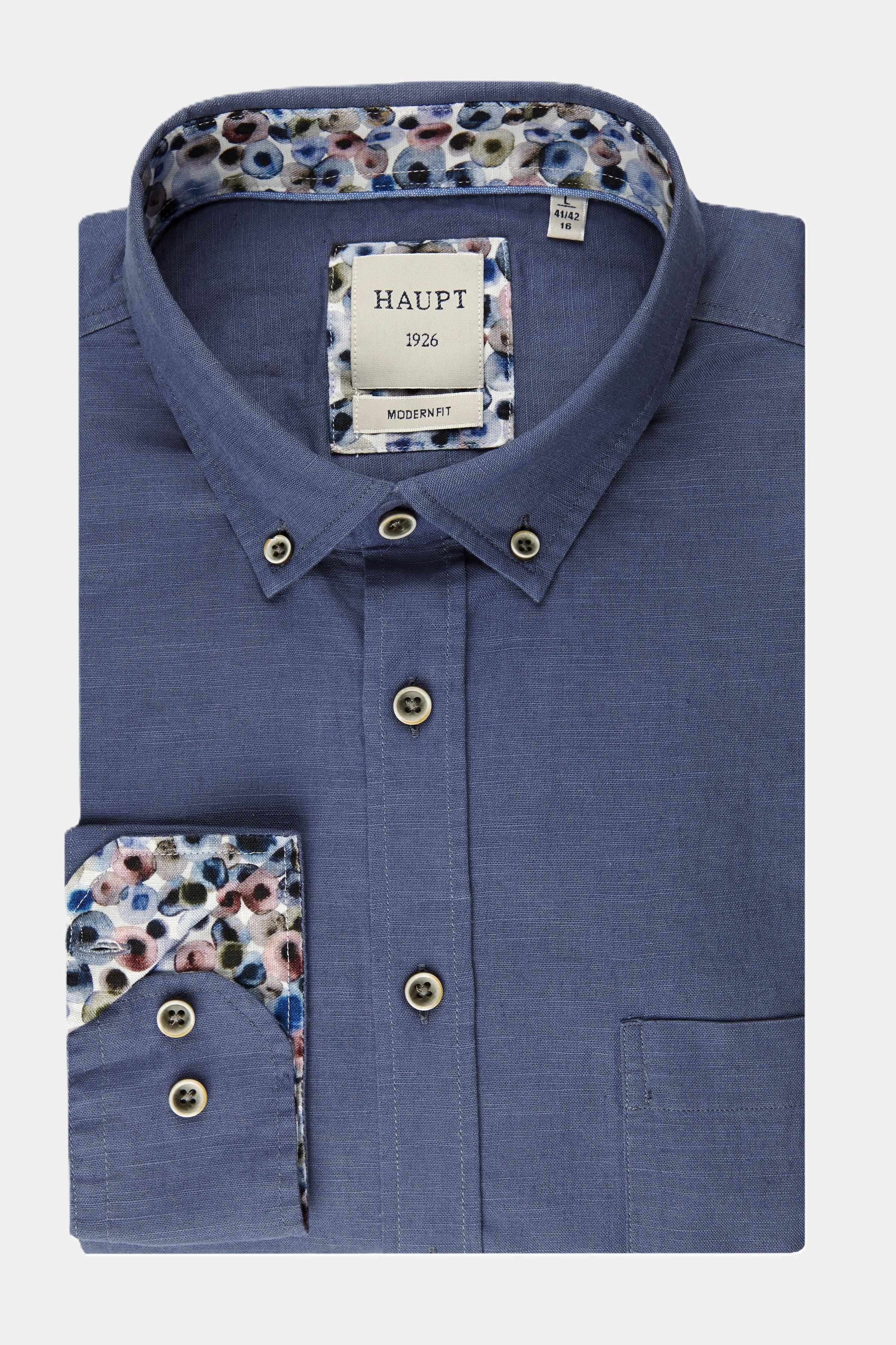 Chemise homme bleu marine