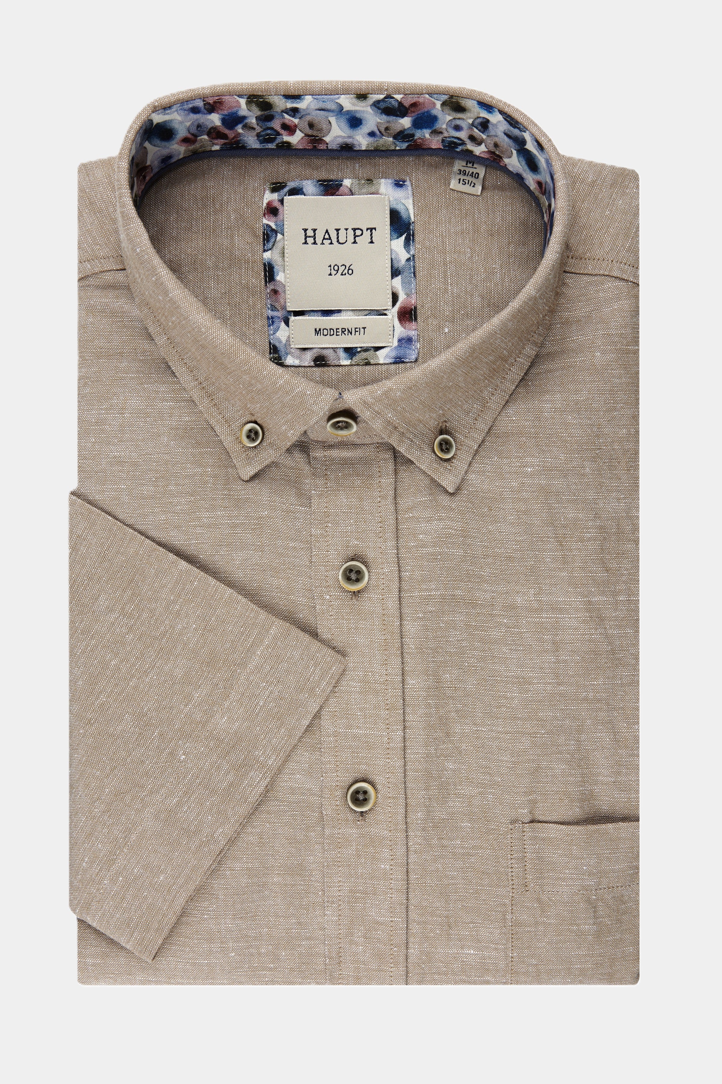 Chemise homme chameau