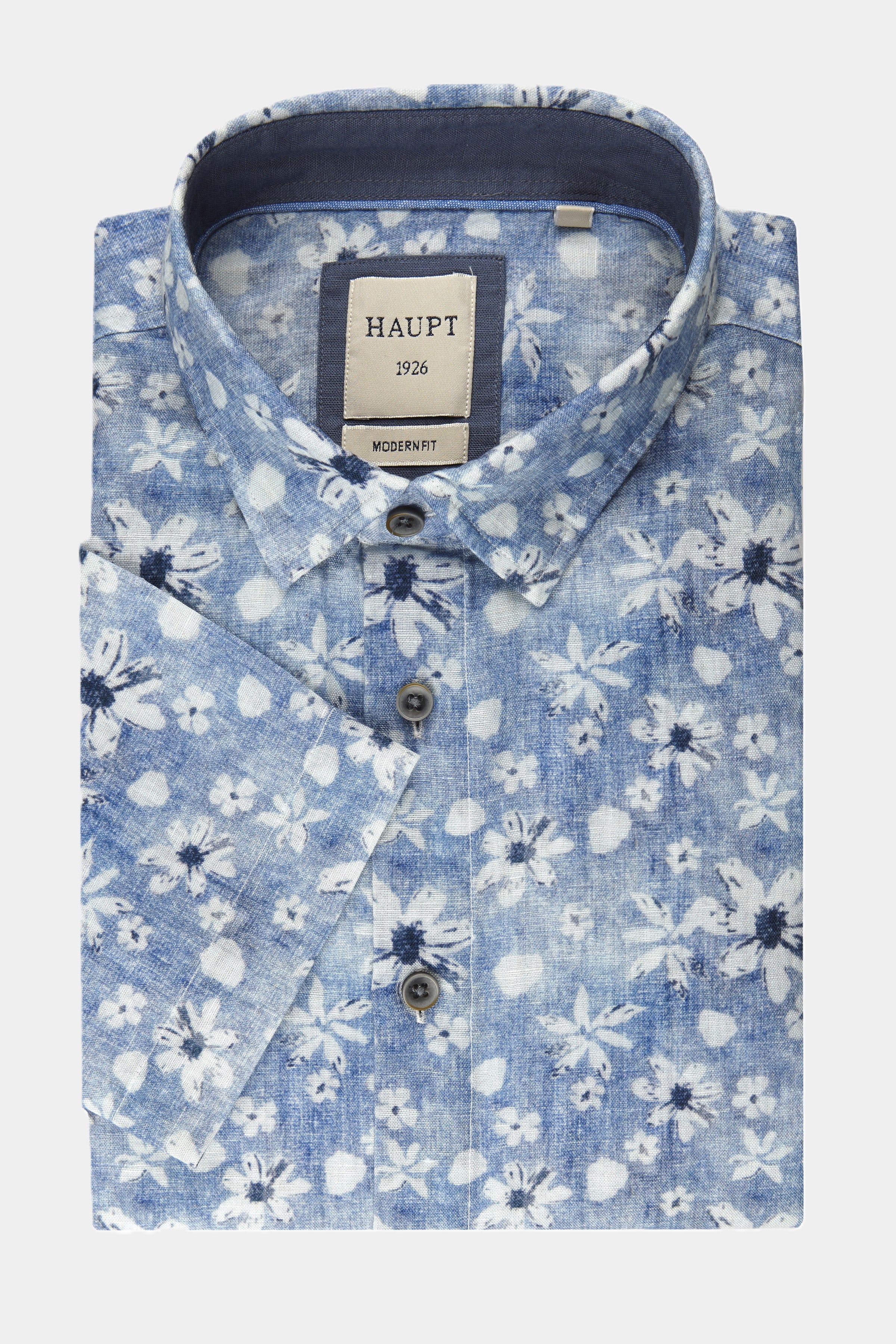 Men's shirt light blue print